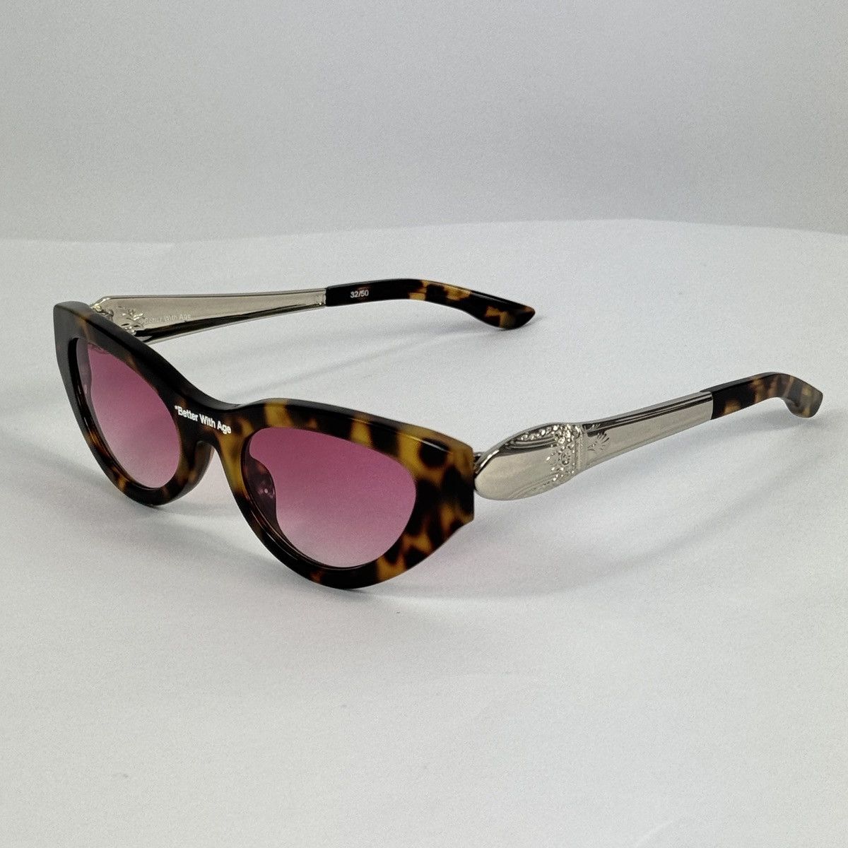 Better With Age 1/50 MARTINI SILVERWARE SUNGLASSES #32 Size ONE SIZE - 4 Thumbnail