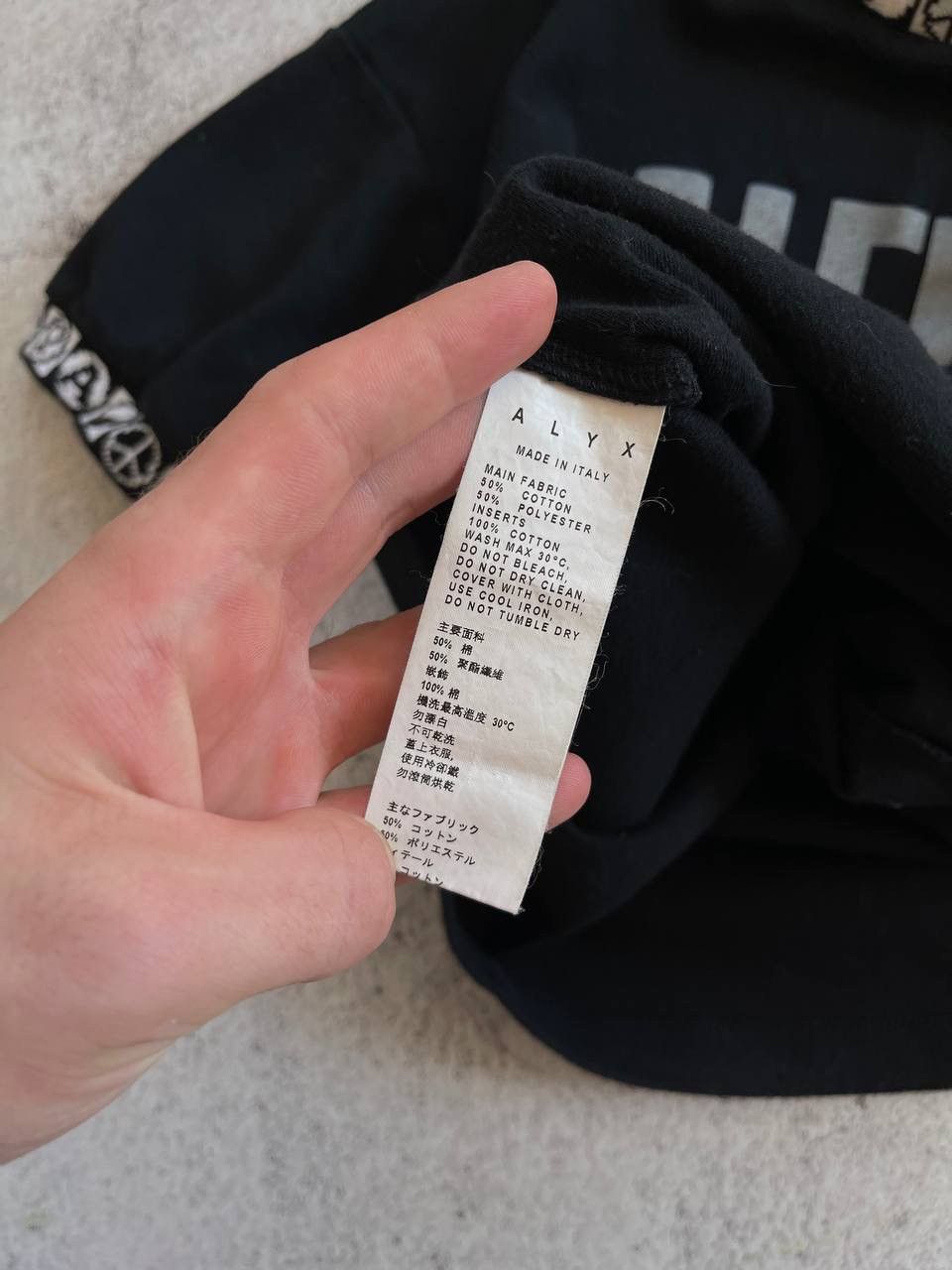 1017 ALYX 9SM × Alyx Alyx Visual Women’s Black Shirt Made Italy Big Logo Size XS Size XS / US 0-2 / IT 36-38 - 9 Thumbnail