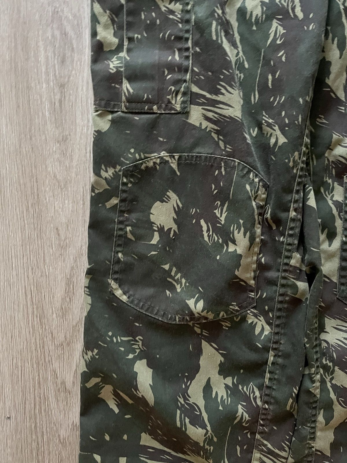 Vintage 1998 Original Brazil Army Issue Lizard Camo Trousers Size US 32 / EU 48 - 17 Thumbnail
