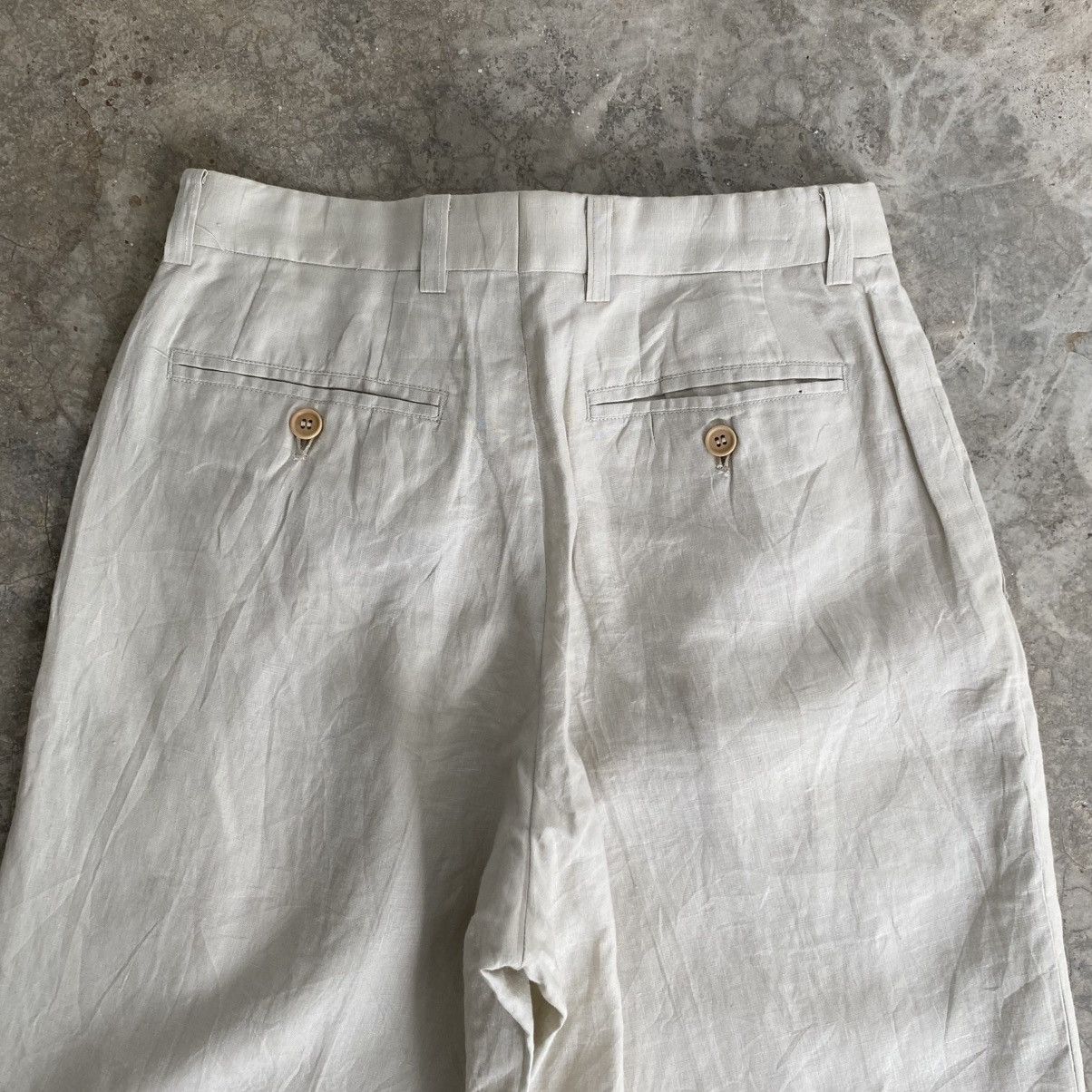 Issey Miyake 1980’s Issey Miyake Linen Pleated Baggy Trouser Pants Size US 28 / EU 44 - 19 Thumbnail