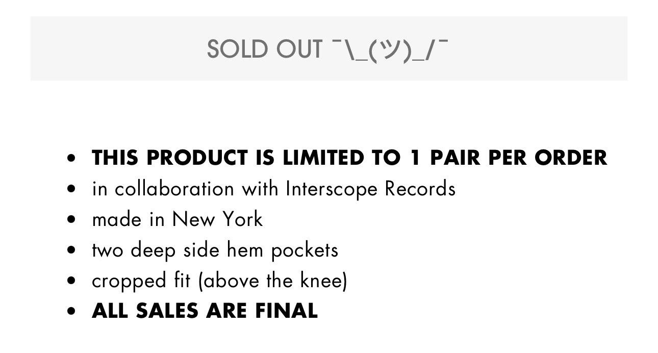 Eric Emanuel NEW Eric Emanuel x Interscope Records Basic Shorts Large Size US 34 / EU 50 - 11 Thumbnail