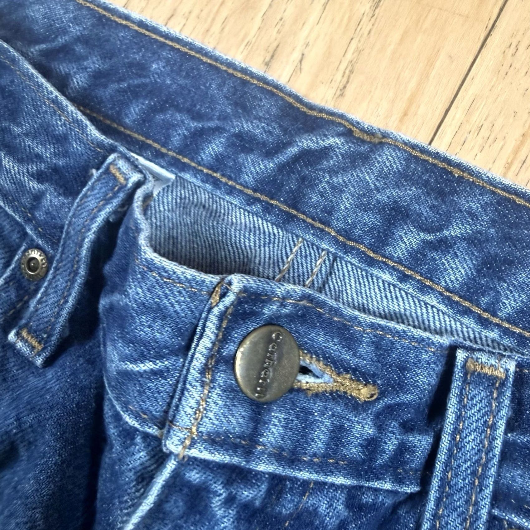 Carhartt VINTAGE Carhartt Jeans Mens 32x30 Blue Regular Straight Fit 32 Inseam Mens Jeans Blue Straight Carhartt VTG 34 tag caution Size US 32 / EU 48 - 6 Thumbnail