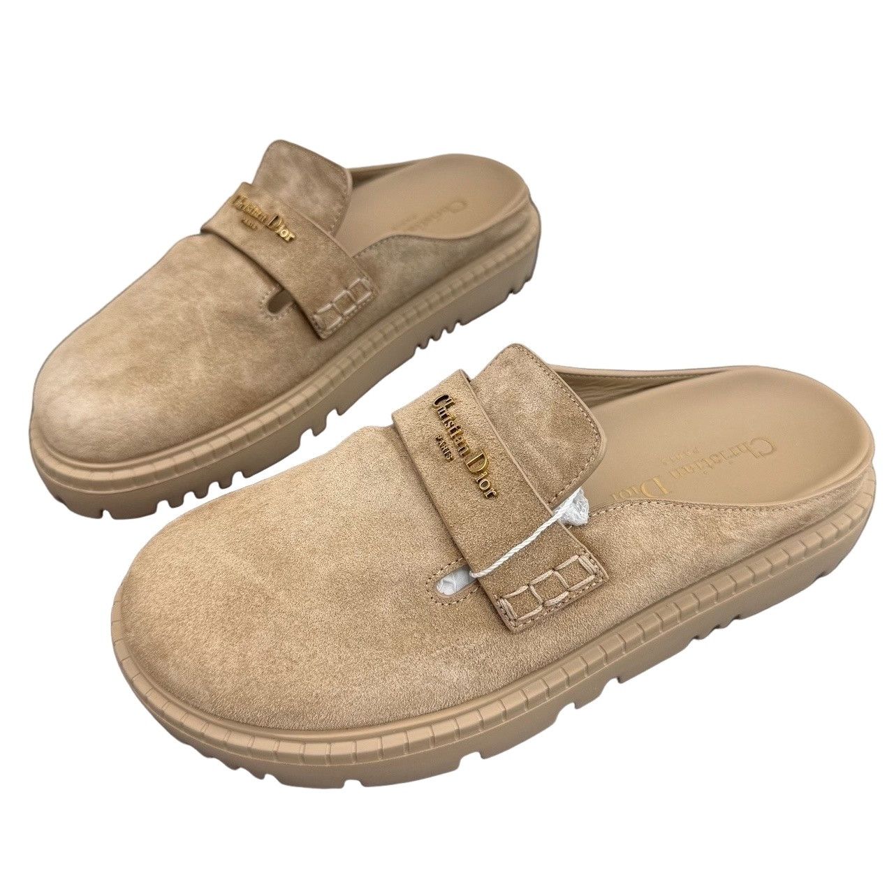 Dior Dior Suede Mules Size 37 Size US 7 / IT 37 - 1 Thumbnail