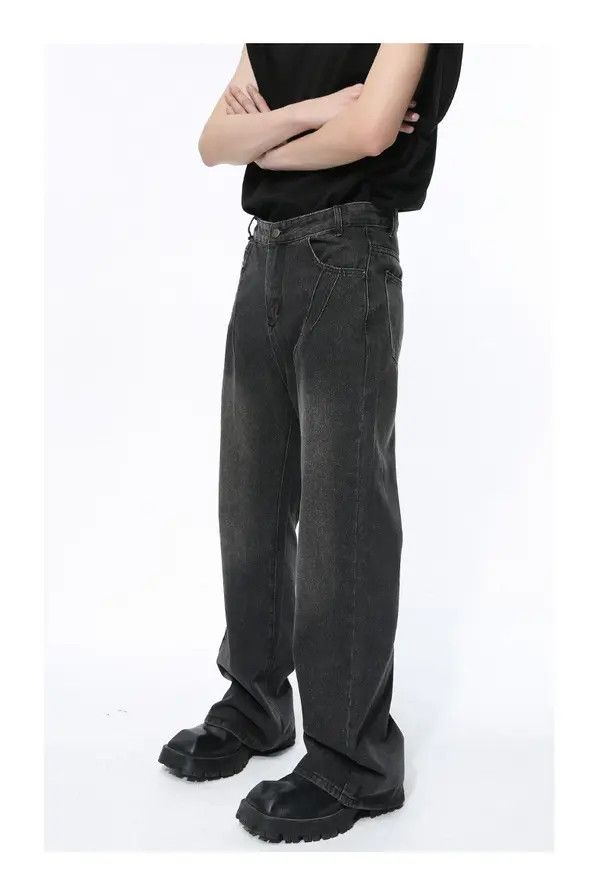 Japanese Brand Komura x Asou Vintage Washed Straight Flare Jeans Size US 32 / EU 48 - 2 Thumbnail