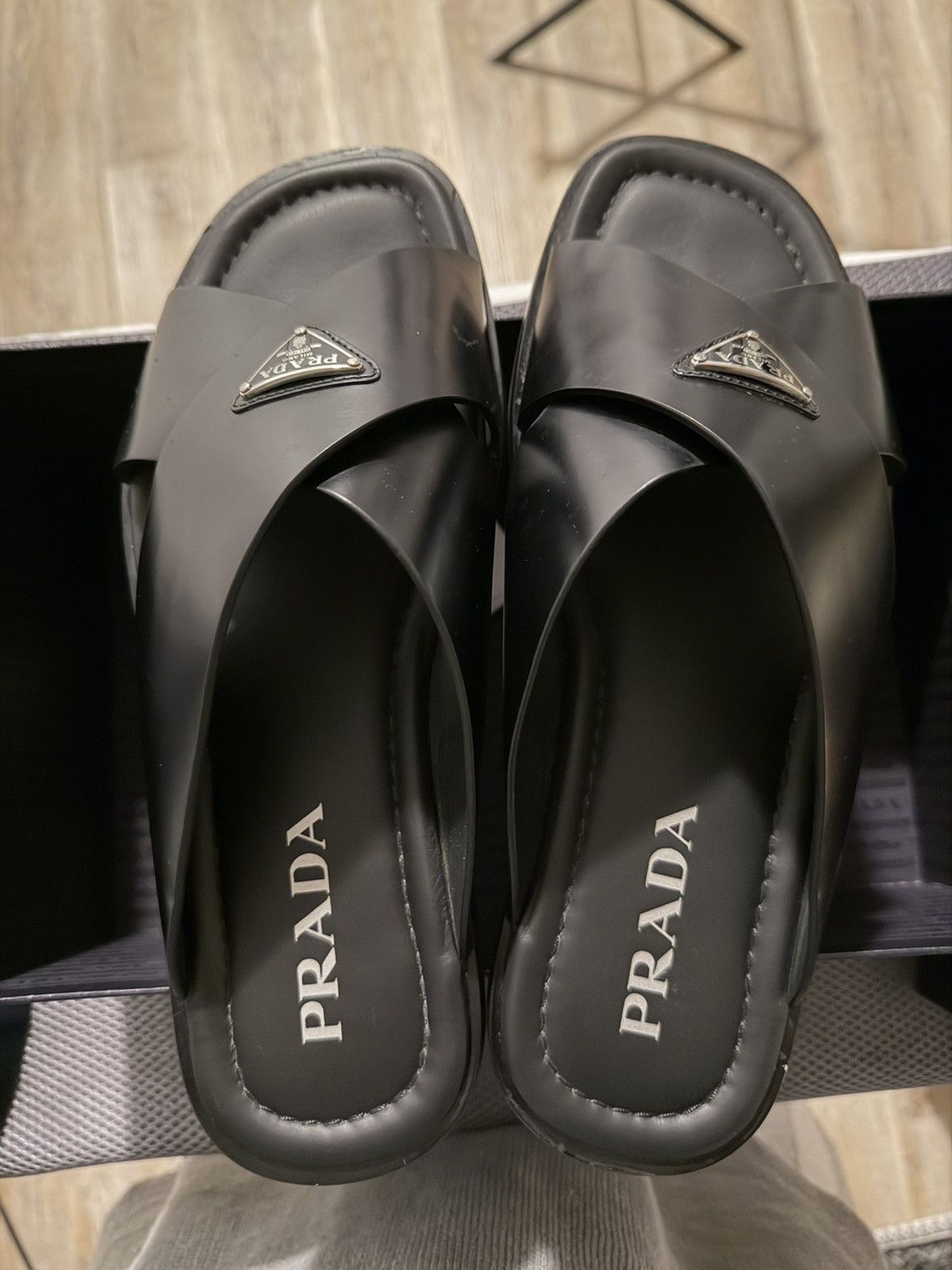 Prada Prada Gladiator Slippers size 9 Size US 9 / EU 42 - 3 Thumbnail