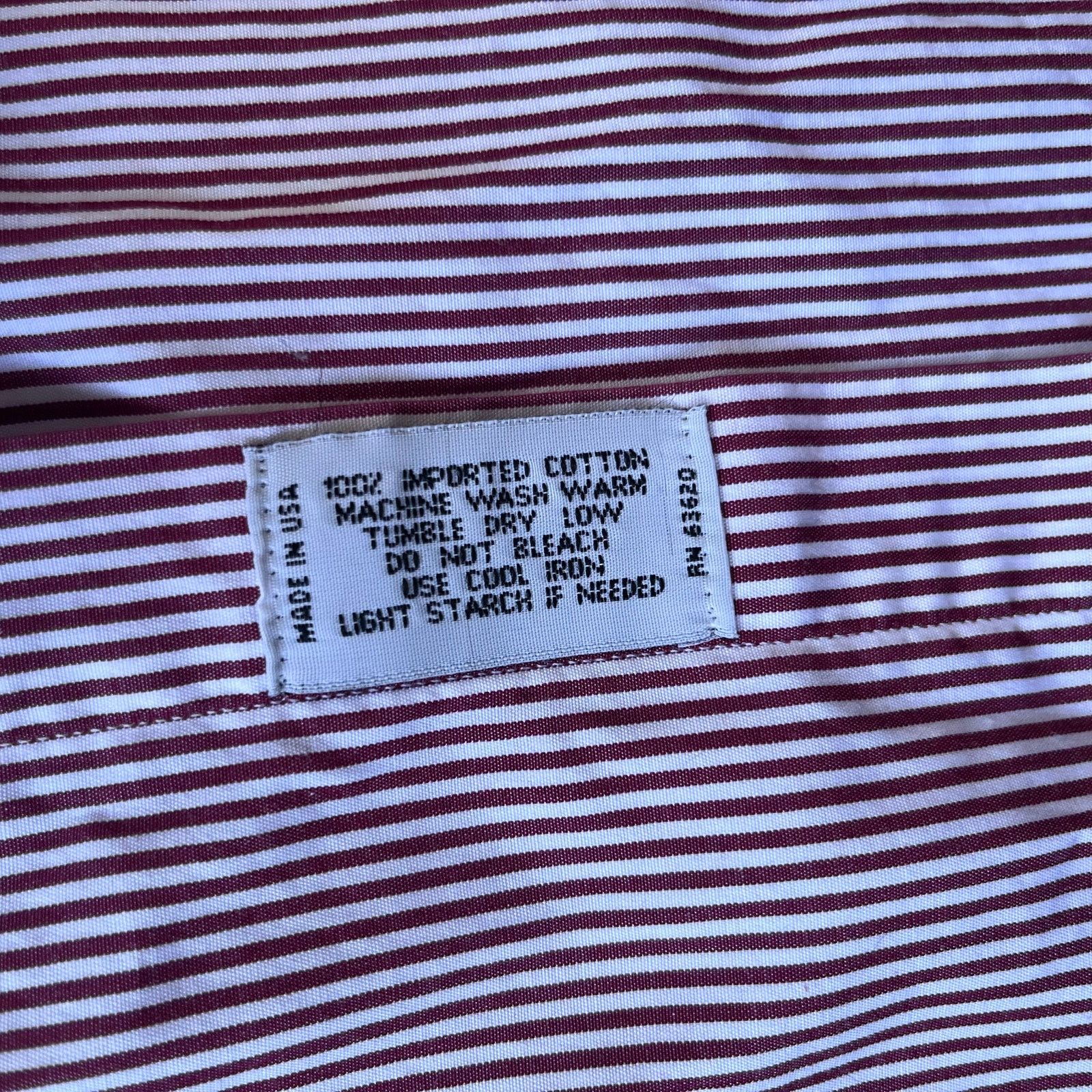 Burberry Burberry London Men’s Red Button-Up Shirt – Size 15.5/33 Size US M / EU 48-50 / 2 - 6 Thumbnail