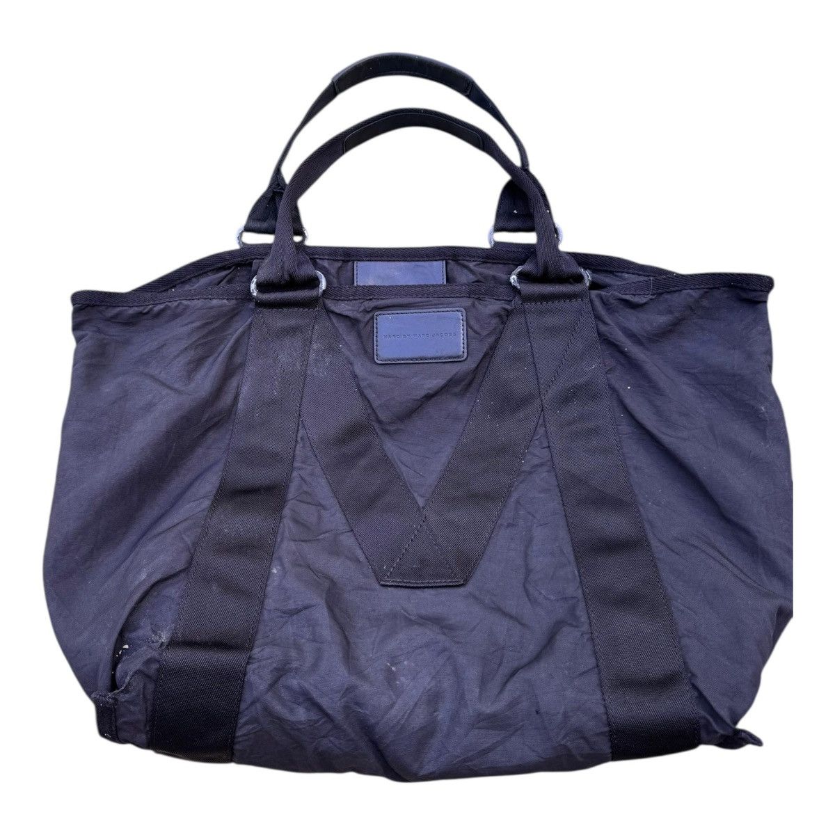 Marc Jacobs Fall 2011 Marc Jacob Tote Bag Printed Logo Black Size ONE SIZE - 3 Thumbnail