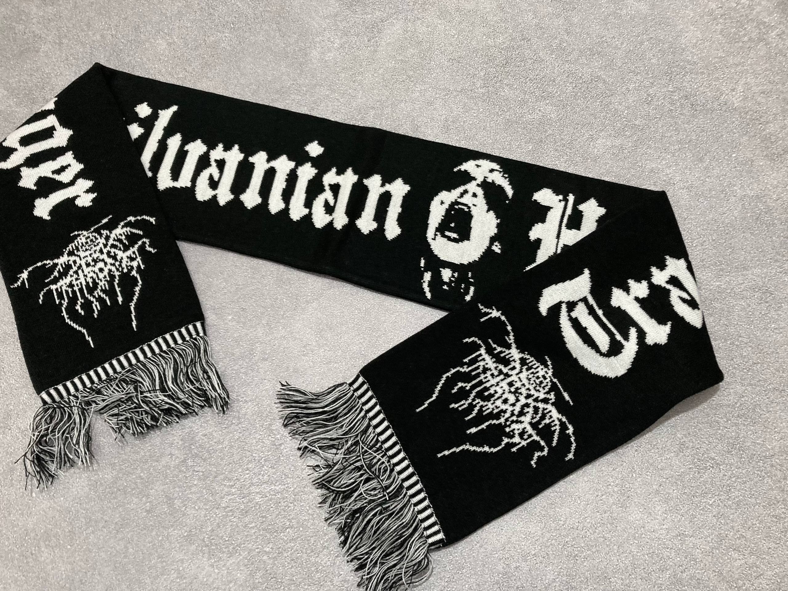 Band Tees Scarf Darkthrone - Transilvanian Hunger black metal Size ONE SIZE - 3 Thumbnail