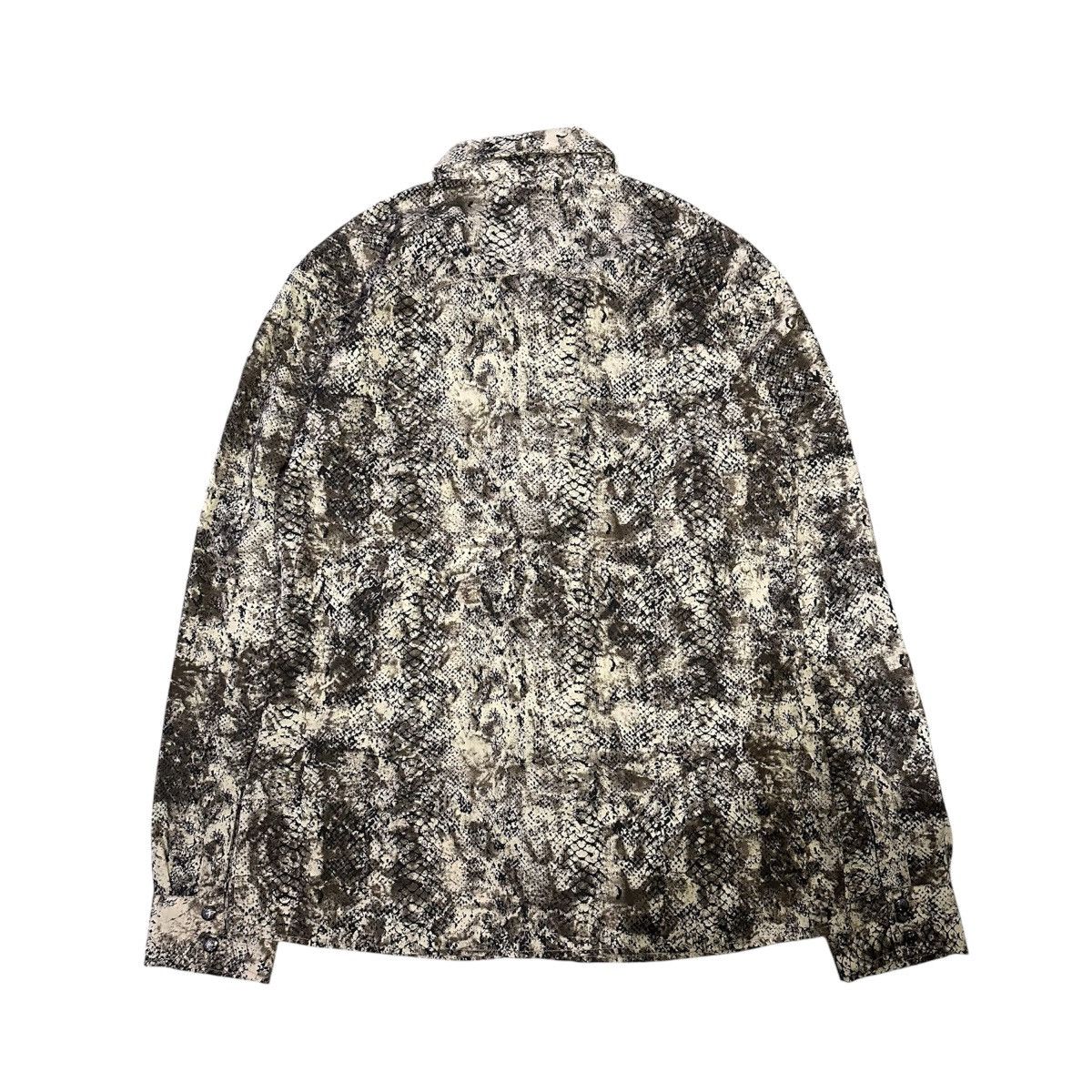 If Six Was Nine × Japanese Brand × Le Grande Bleu (L.G.B.) Semantic Design Snake Skin Print Shirt Ifsixwasnine Style Size US L / EU 52-54 / 3 - 2 Thumbnail