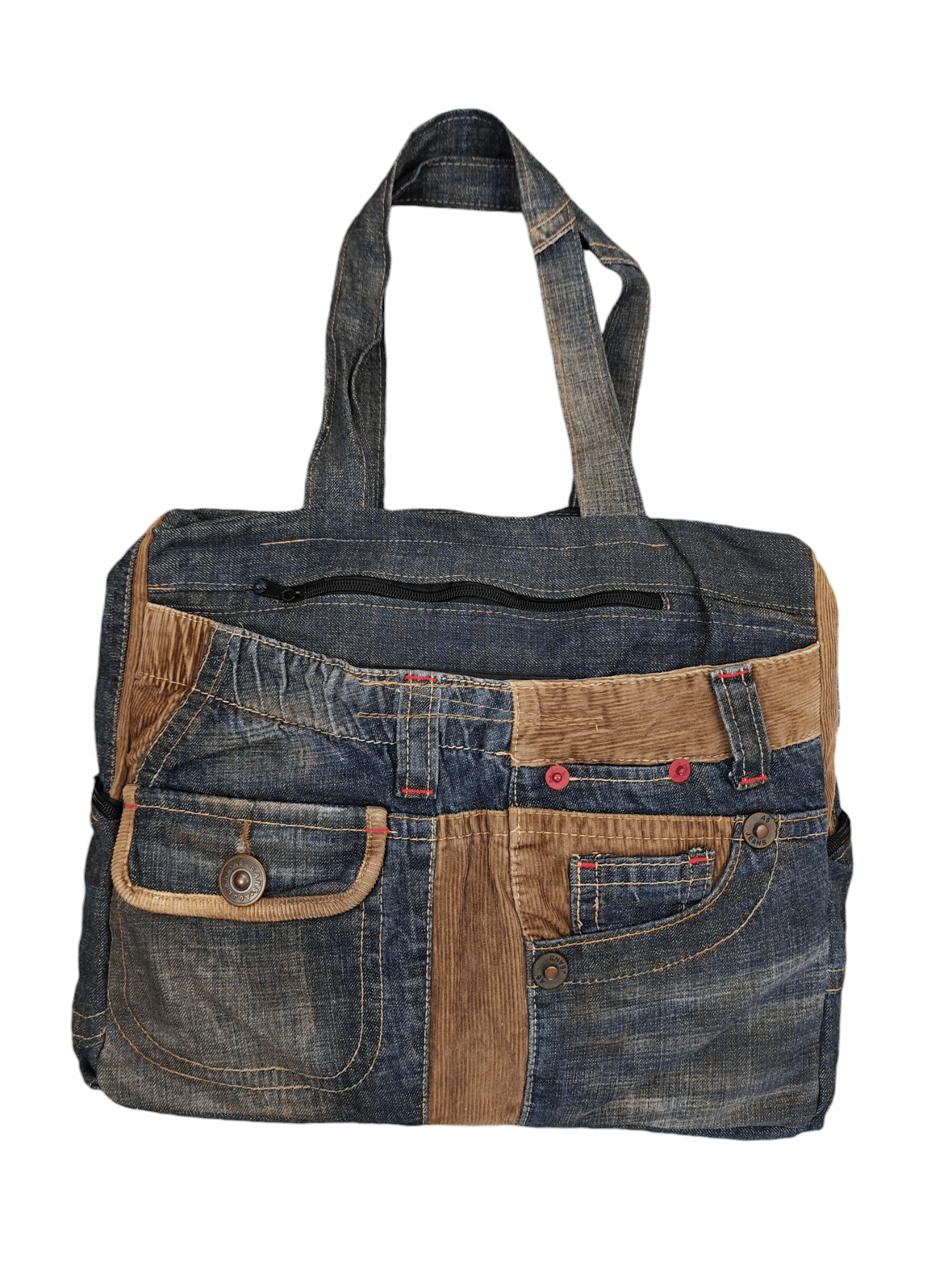 Vintage Vintage A6 Jeans Custom Tote Bag Size ONE SIZE - 3 Thumbnail