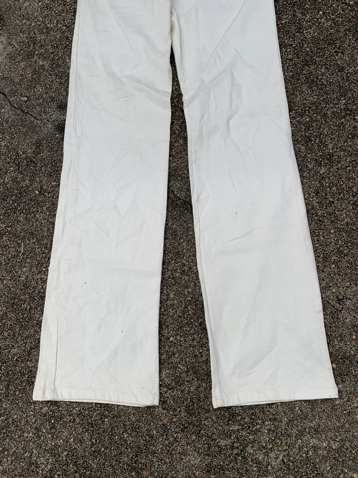 Japanese Brand × Vintage Steals! Vintage NOS Big G Blue Jeans Japan Cream Denim Size US 29 - 5 Thumbnail