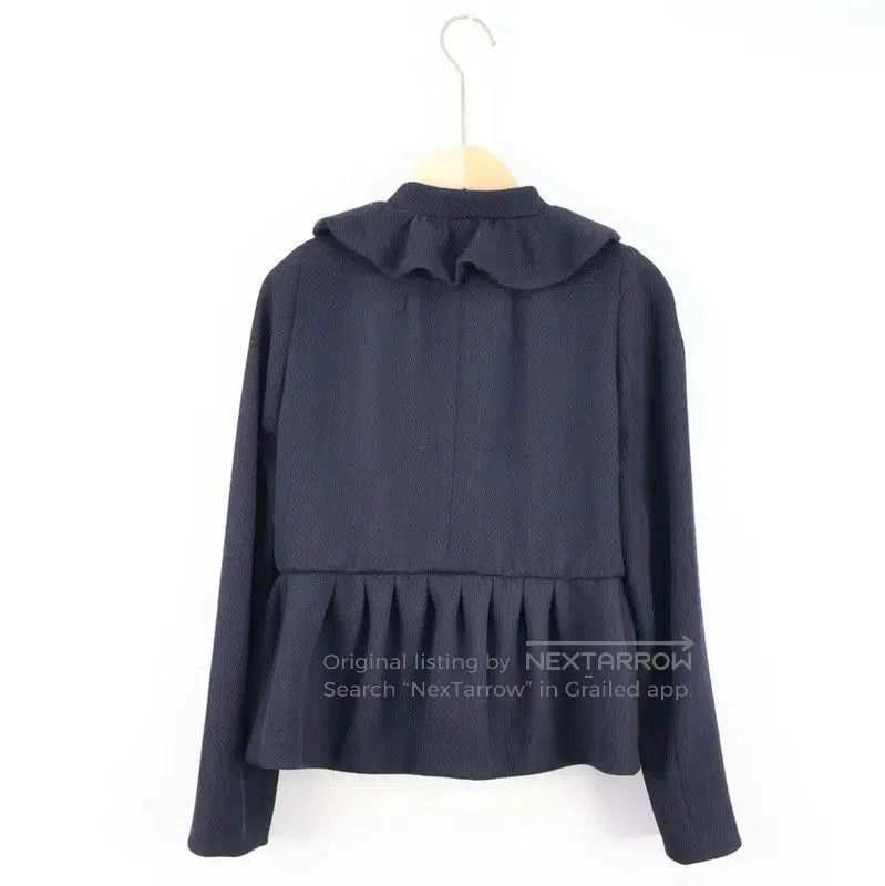 Miu Miu Miu Miu Black XS Ruffled Sweatshirt . Size XS / US 0-2 / IT 36-38 - 2 Thumbnail