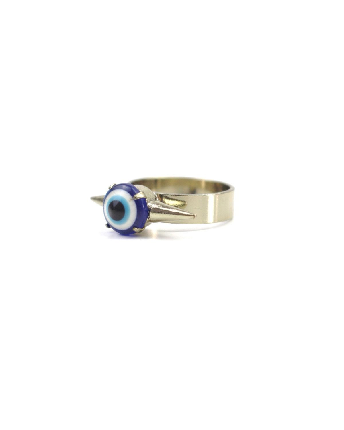 2000S JAPANESE MADE EVIL EYE SPIKE RING