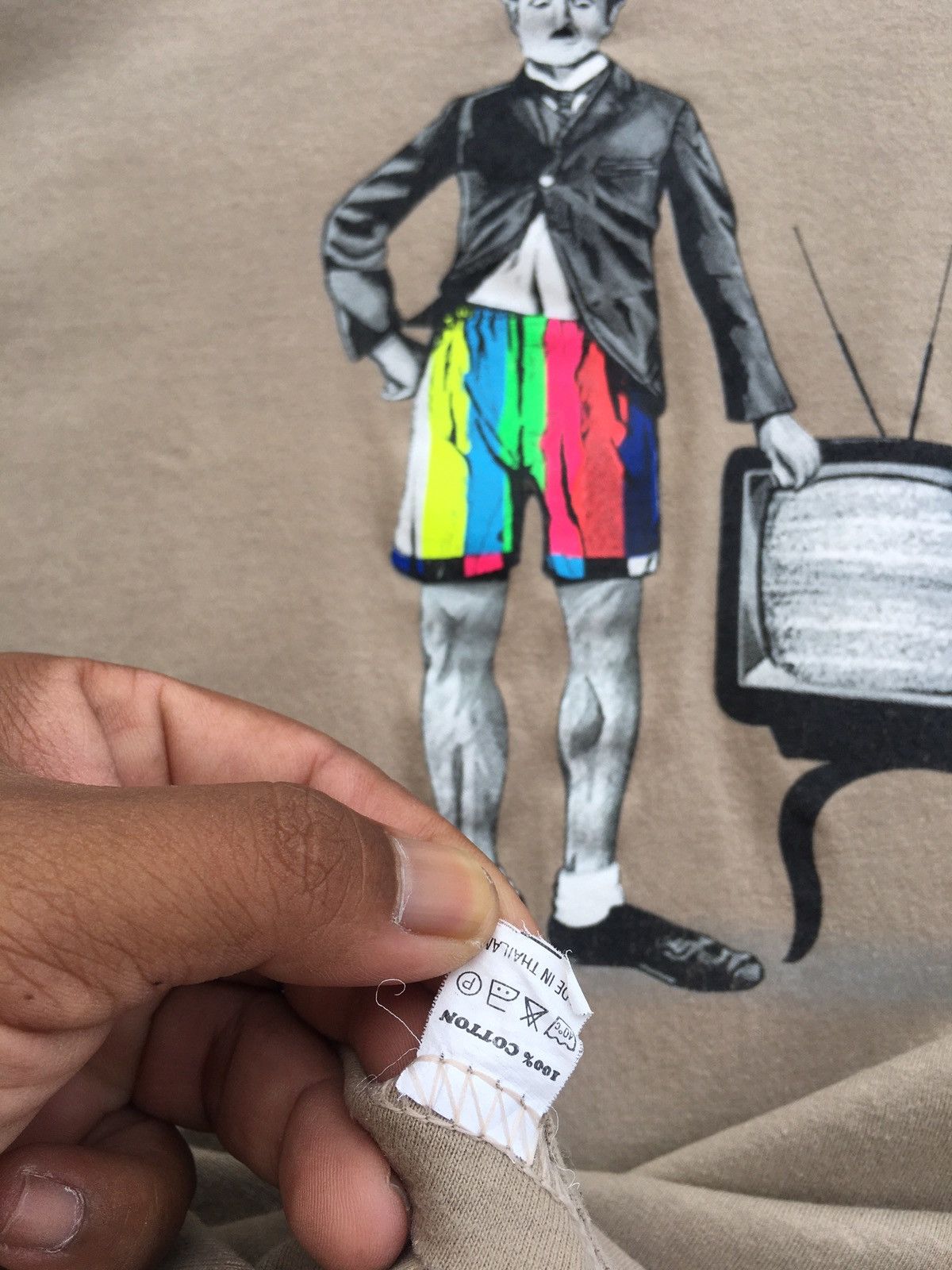 Vintage Rare Vtg Unfledged Charlie Chaplin Tshirt Japanese Brand Size US S / EU 44-46 / 1 - 11 Thumbnail
