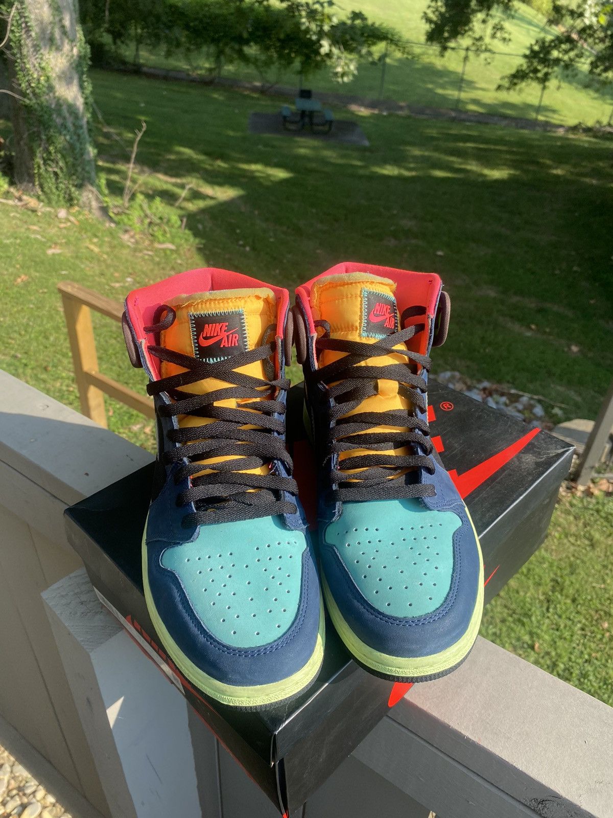 Jordan Brand Retro Jordan 1 Tokyo Bio Hack Size US 11.5 / EU 44-45 - 2 Thumbnail