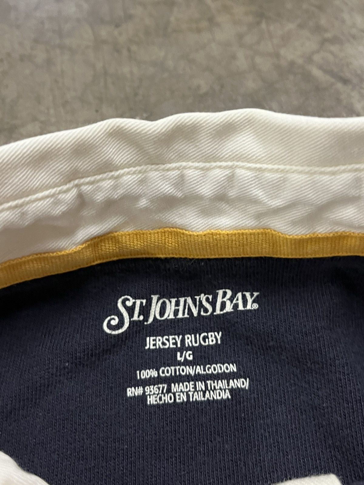 Polo Ralph Lauren × Vintage Vintage striped rugby shirt preppy streetwear hype y2k Size US L / EU 52-54 / 3 - 5 Thumbnail