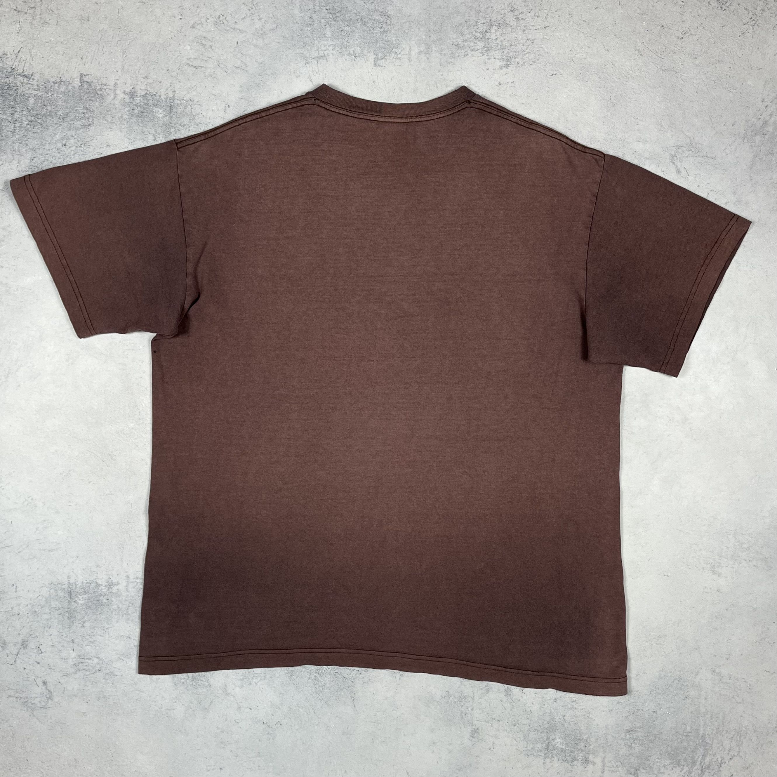 Stussy Vintage Stussy Graffiti Sunfaded Brown T Shirt 2000’s Size US L / EU 52-54 / 3 - 19 Thumbnail