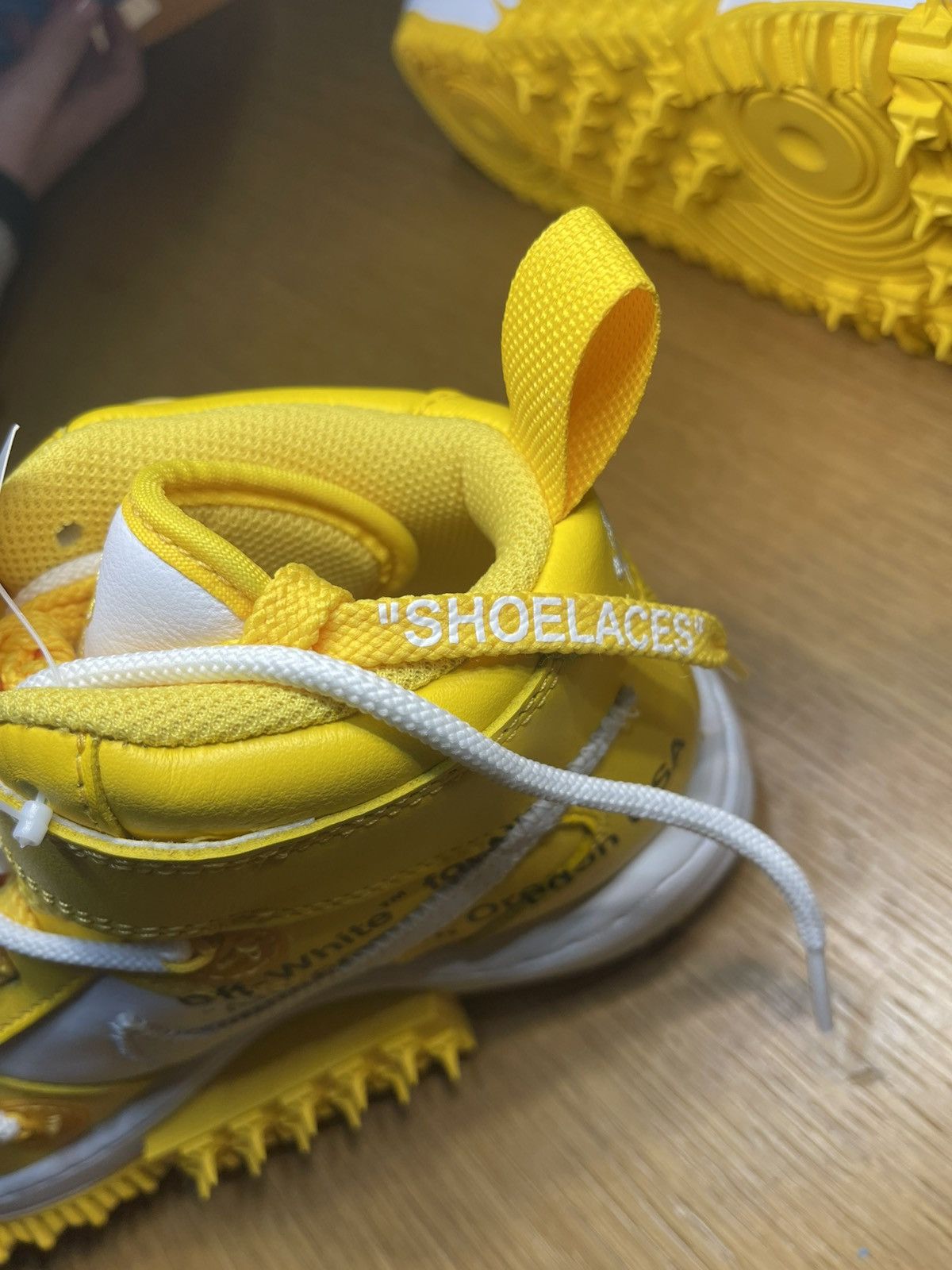 Nike × Off-White Nike Air Force mid Off white gialle Size US 6 / IT 36 - 6 Thumbnail