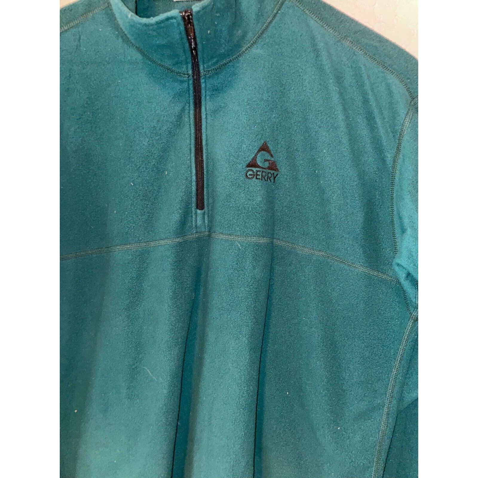 Vintage Vintage Gerry Fleece Sweatshirt Polyester Green VTG 90s M Size US M / EU 48-50 / 2 - 5 Thumbnail