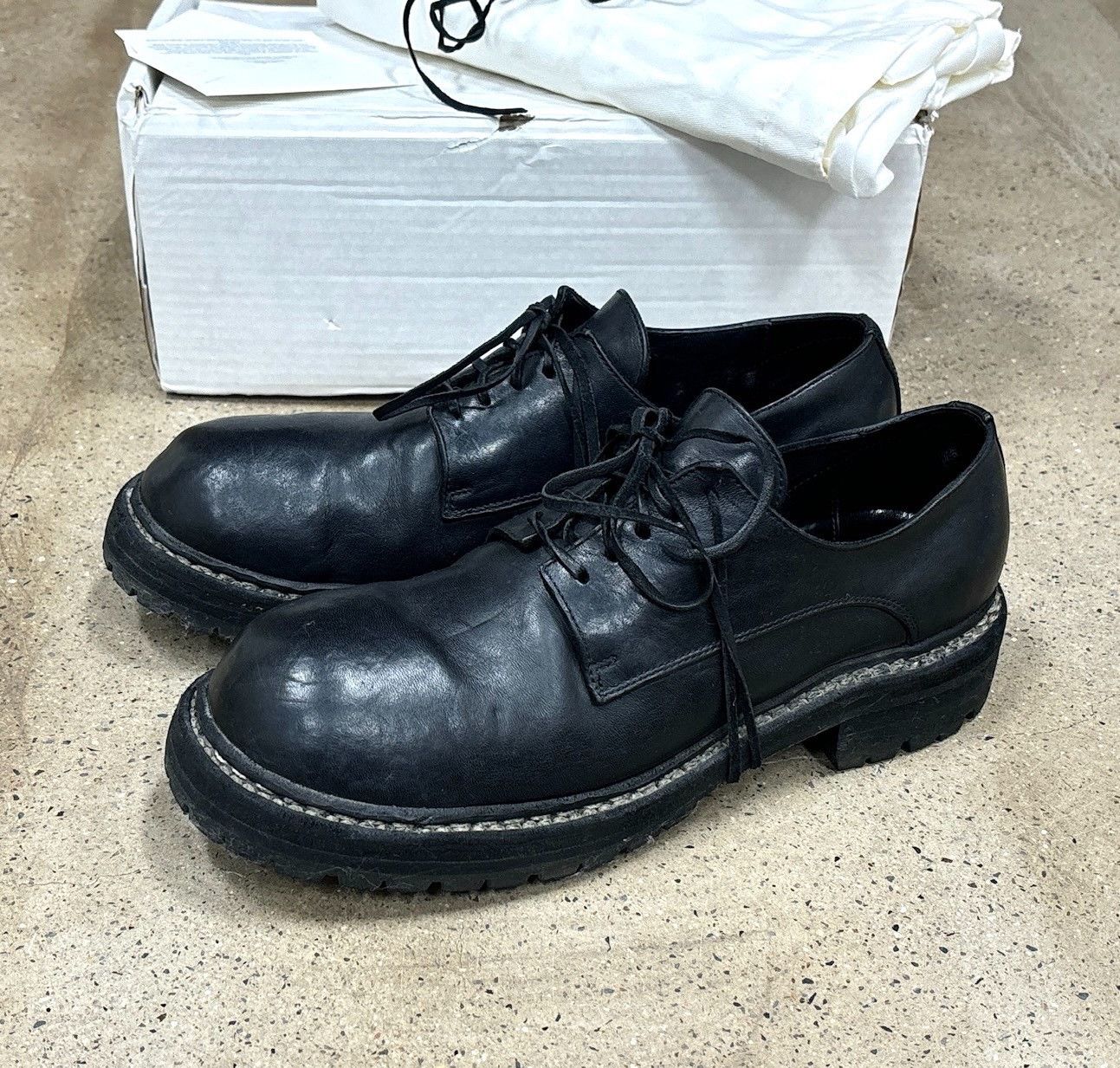 Guidi Guidi gr02v Horsehide Derby Boots Size US 10 / EU 43 - 1 Thumbnail