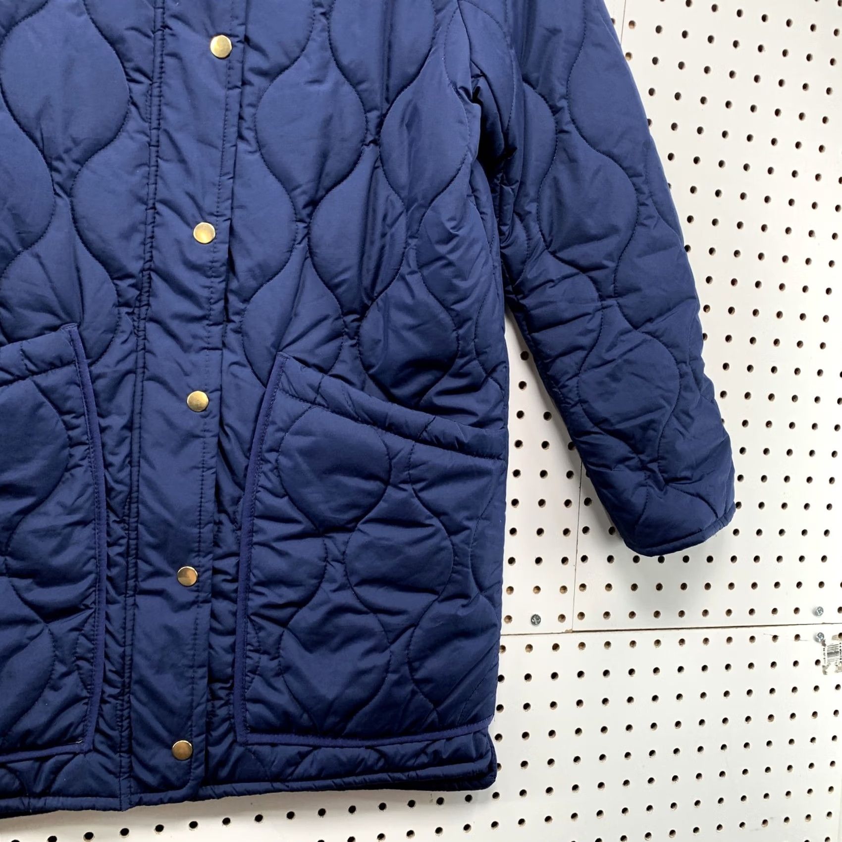 J.Crew J.Crew Signature Puffer Coat Womens Small Blue Lightweight Water Repellent Jacket Coat Womens S Blue Lightweight Water Repellent Size S / US 4 / IT 40 - 4 Thumbnail