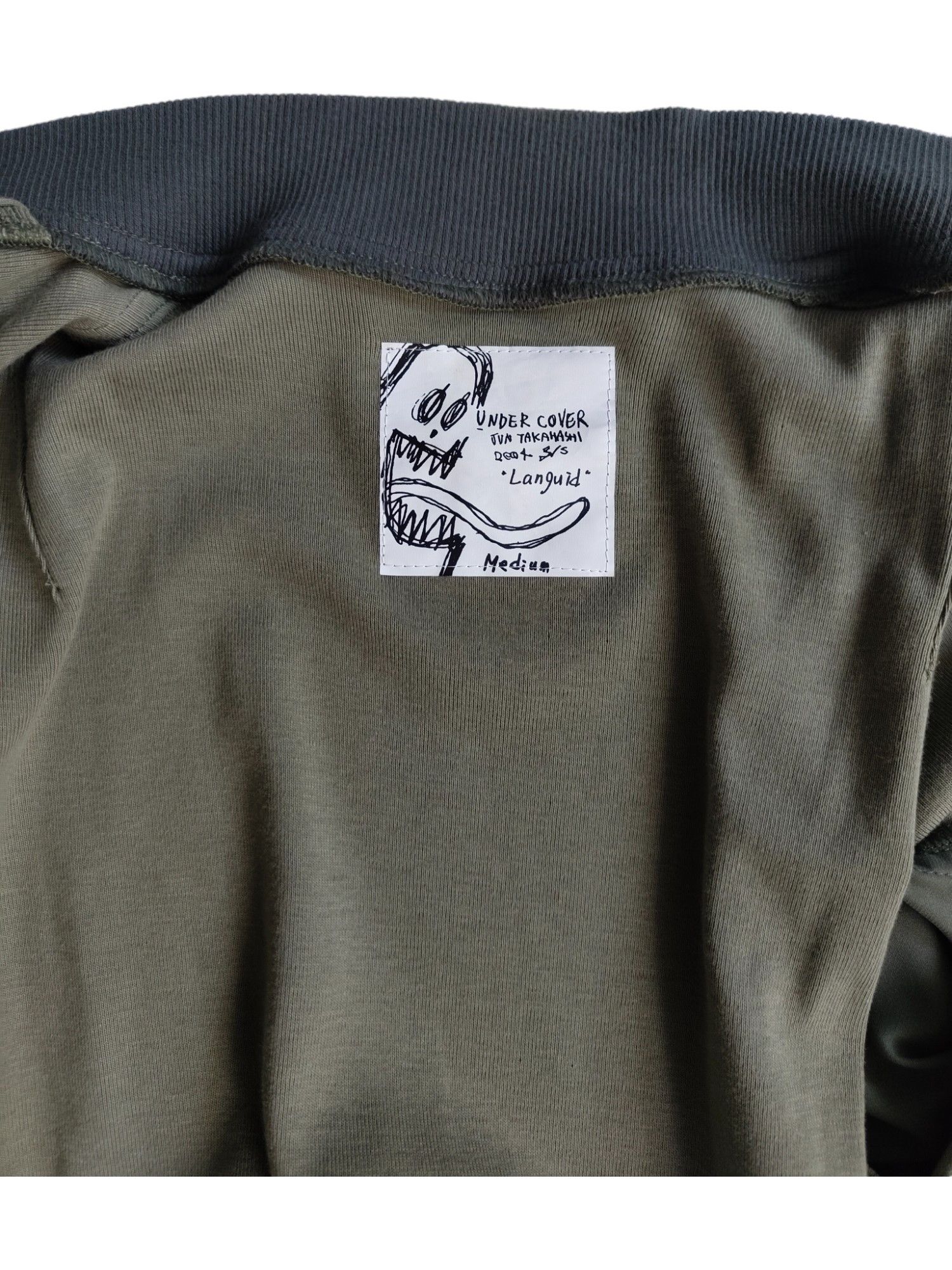 Undercover Undercover Khaki Green Cotton Zip Up Jacket Size M / US 6-8 / IT 42-44 - 8 Thumbnail