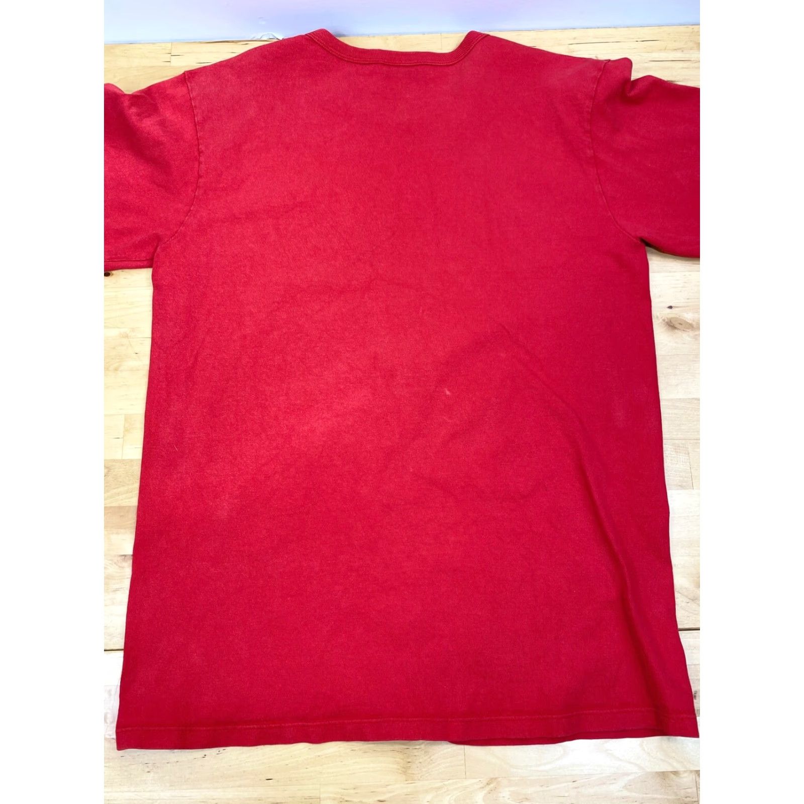 Champion VTG Champion Red Long Sleeve T-Shirt Embroidered Crest Logo Stitch Crew Neck Men M Size US M / EU 48-50 / 2 - 7 Thumbnail