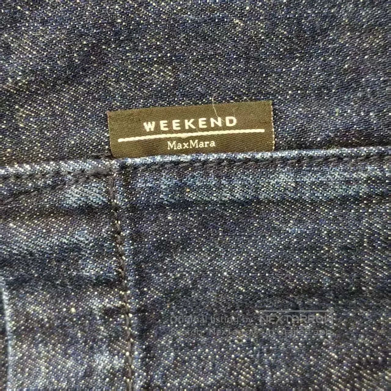 Weekend Max Mara Maxmara Weekend Denim Cotton Jacket. Size XS / US 0-2 / IT 36-38 - 5 Thumbnail