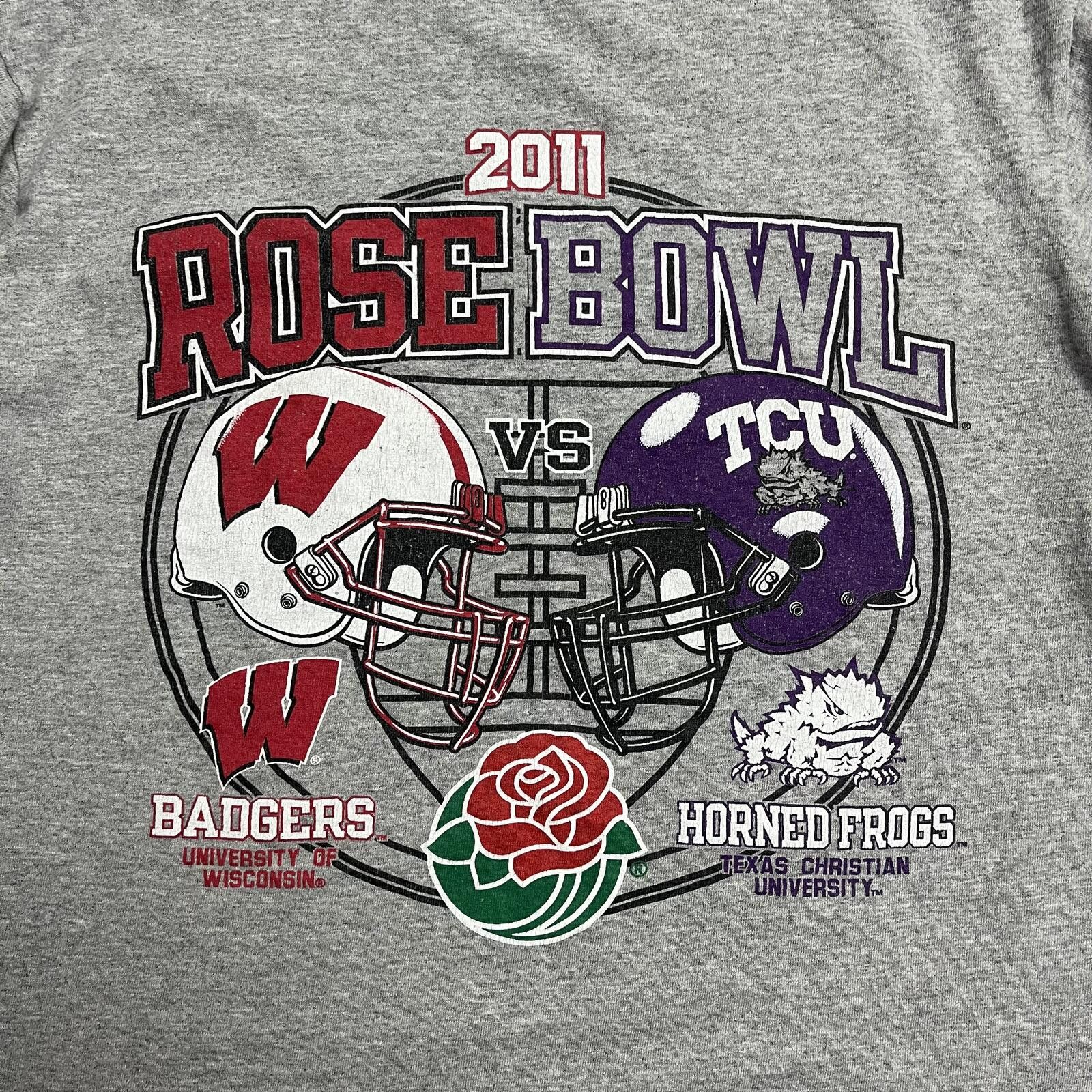 Champion Champion 2011 Rose Bowl T-Shirt Grey Size ONE SIZE - 4 Thumbnail