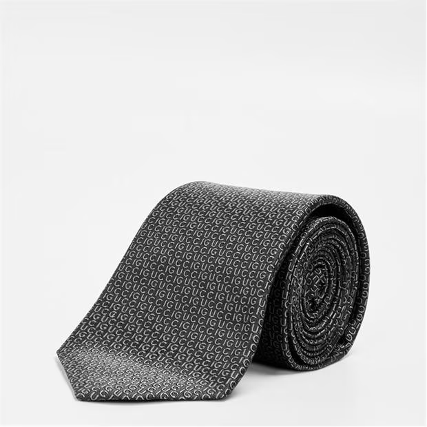 Gucci Silk Writing Tie Size ONE SIZE - 1 Thumbnail