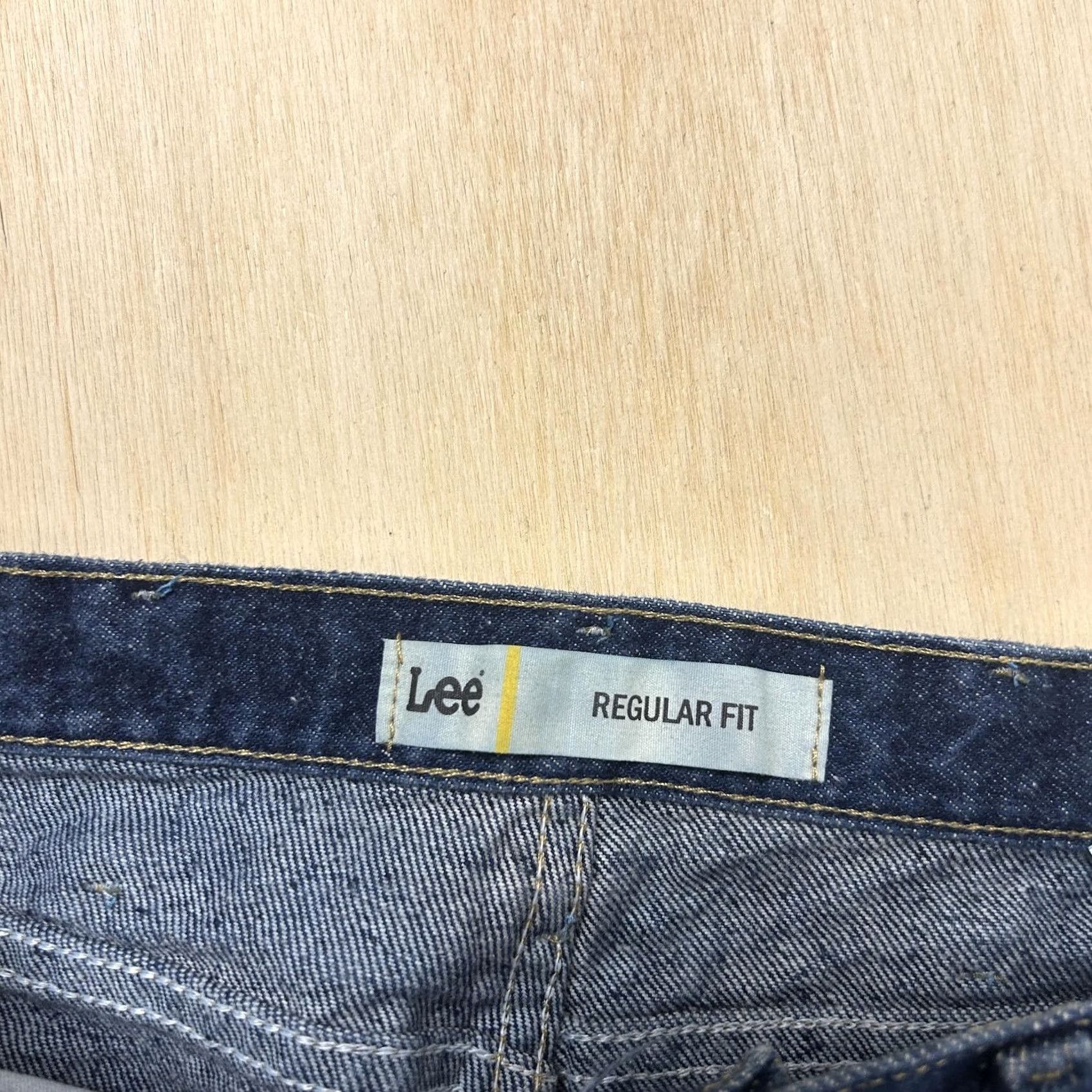 Lee Lee Mens Jeans 36x34 Dark Wash Blue Denim Straight Regular Fit Casual Pants Size US 36 / EU 52 - 2 Thumbnail