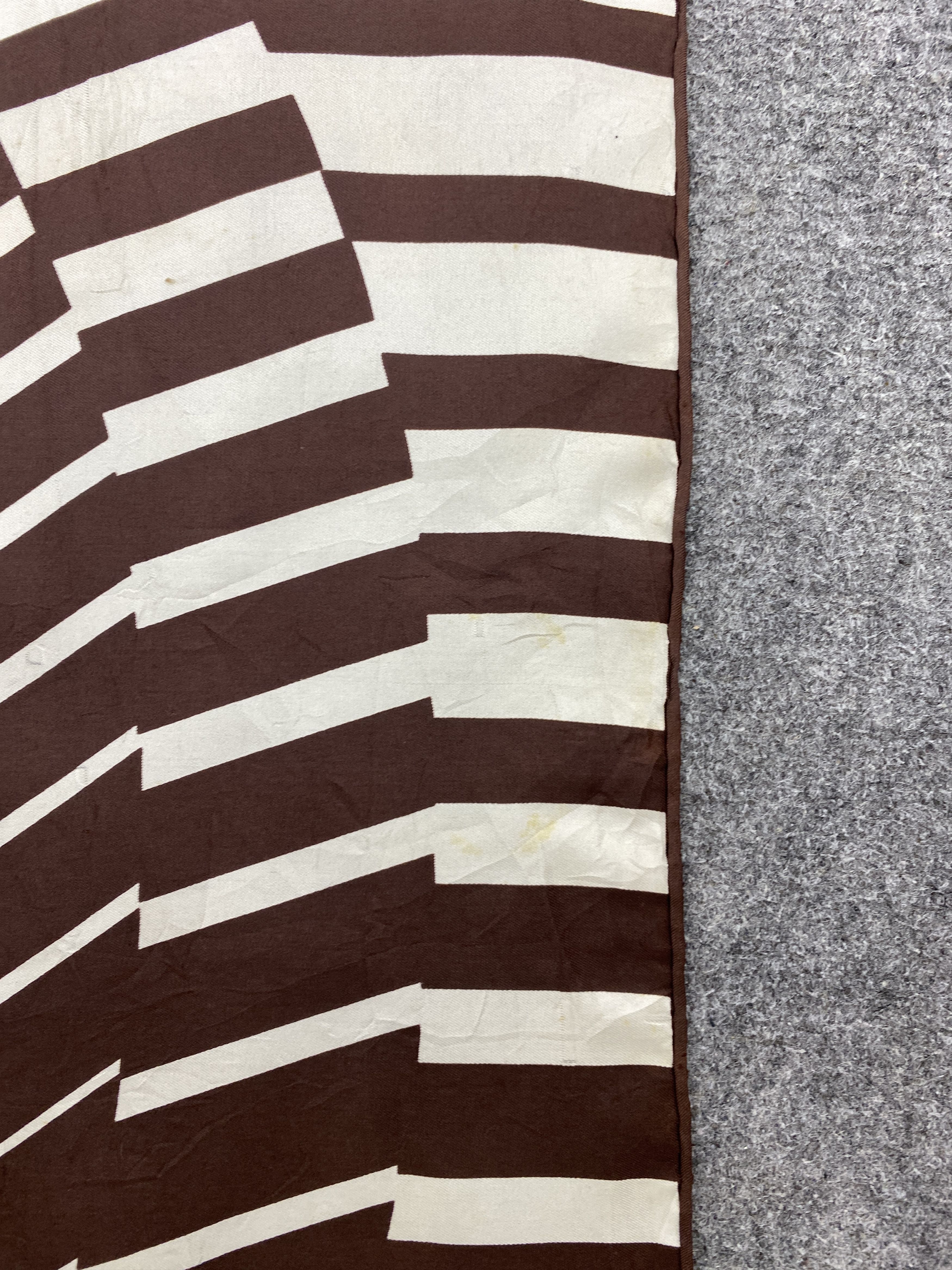 Pierre Cardin Pierre Cardin Stripes Silk Scarf / Silk Shawl SN0237 Size ONE SIZE - 8 Thumbnail