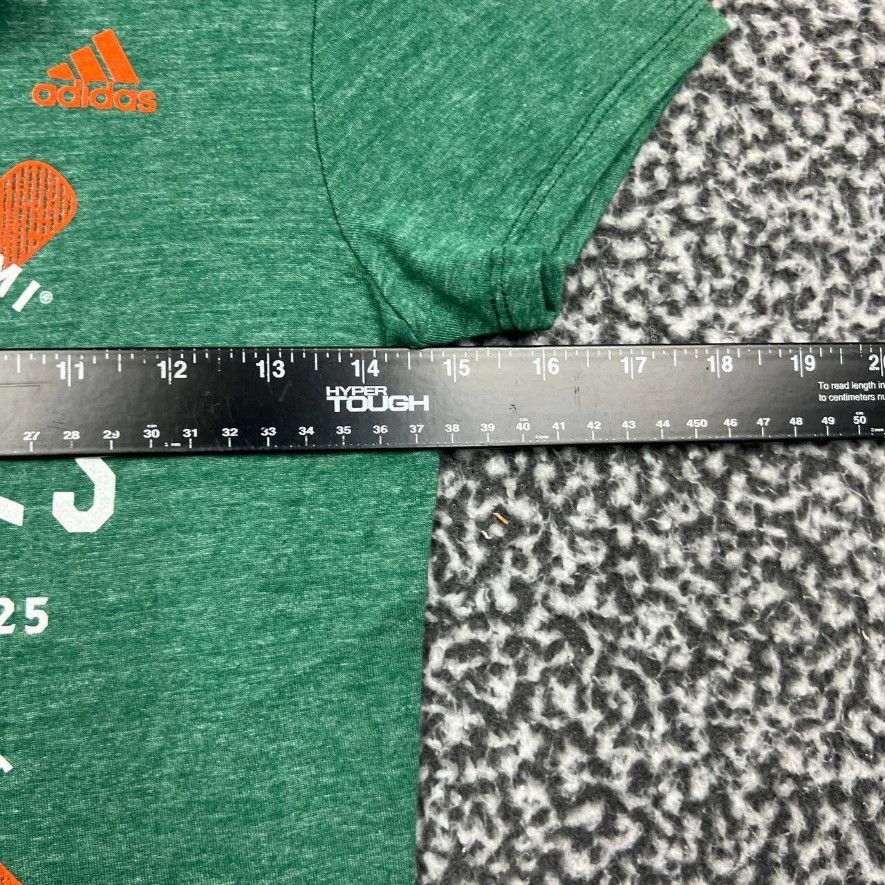 Adidas Miami Hurricanes Shirt Women Adidas Short Sleeve Crew Neck S Size S / US 4 / IT 40 - 5 Thumbnail