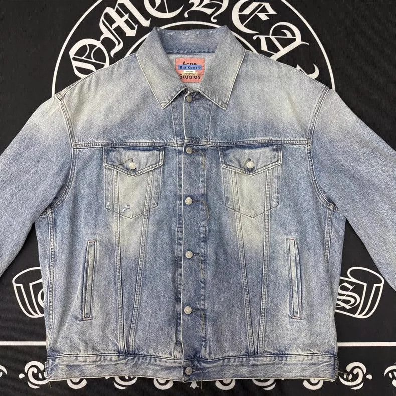 Acne Studios Acne Studios Washed blue denim jacket Size US XL / EU 56 / 4 - 1 Thumbnail