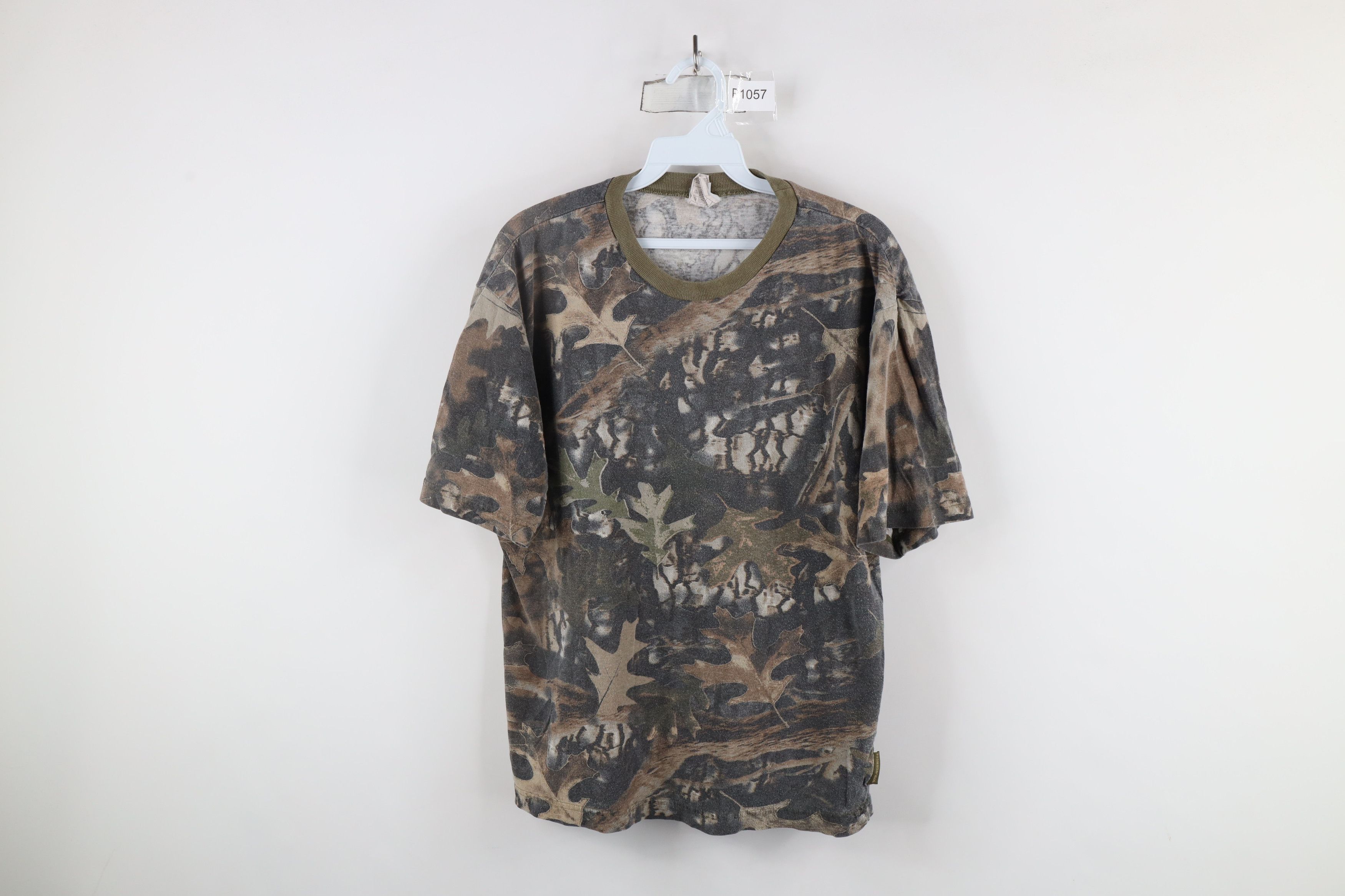 Vintage Vintage 90s Streetwear Camouflage Short Sleeve T-Shirt Size US M / EU 48-50 / 2 - 1 Thumbnail