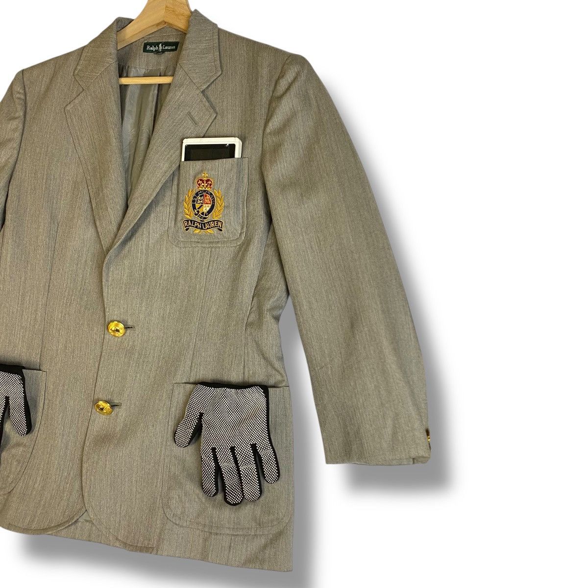 Ralph Lauren Vintage Ralph Lauren Wool Double-Breasted Blazer Size US S / EU 44-46 / 1 - 4 Thumbnail