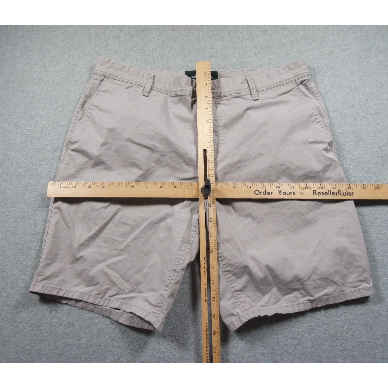 Rodd & Gunn Rodd & Gunn Shorts Mens Gray Chino Flat Front Stretch Preppy Casual Adult 33 Size US 36 / EU 52 - 7 Thumbnail