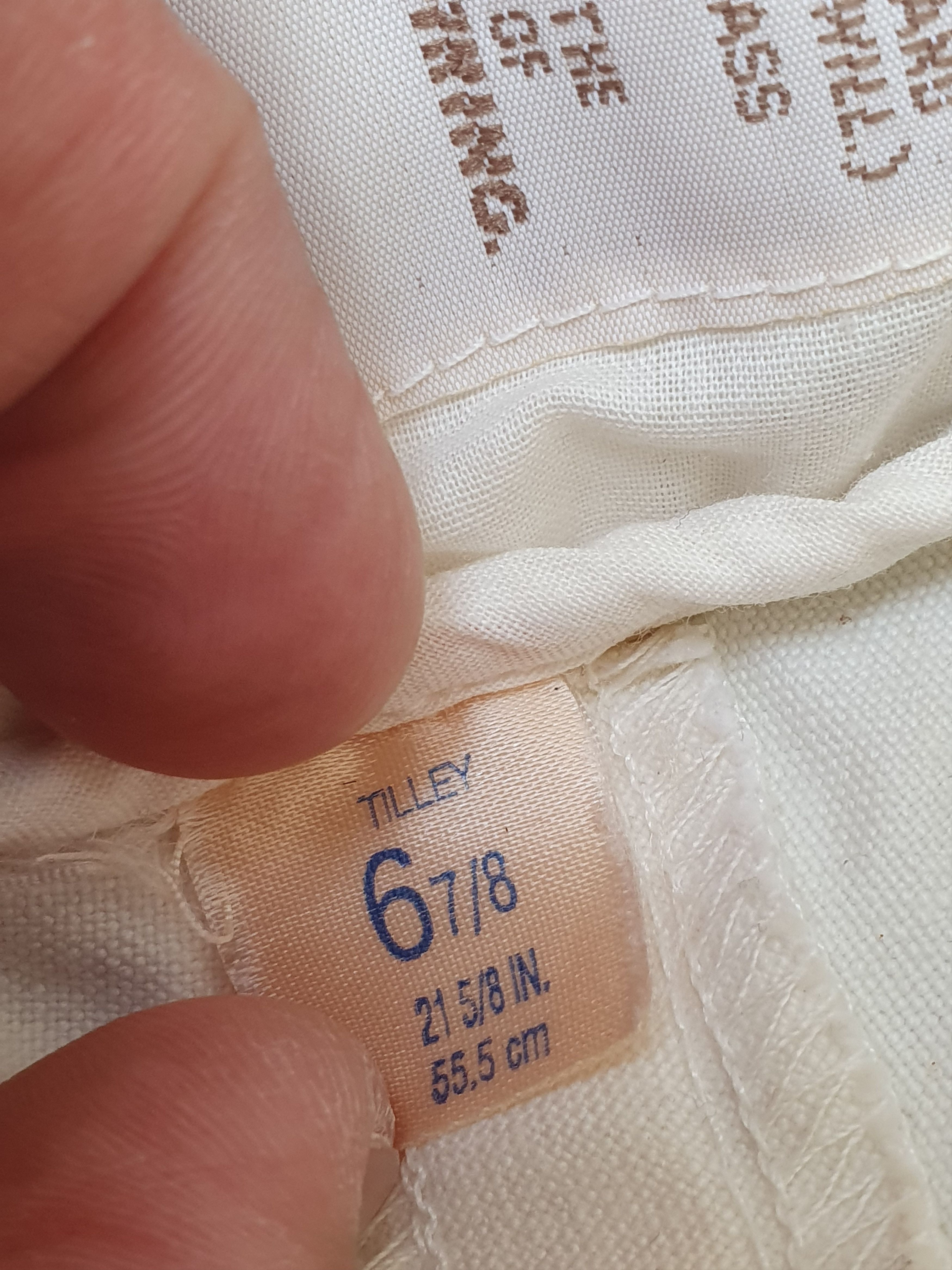 Tilley × Vintage Tilley Hat Vtg Safari T3 Duck Canvas Hat sz 6 7/8-55.5cm Size ONE SIZE - 5 Thumbnail