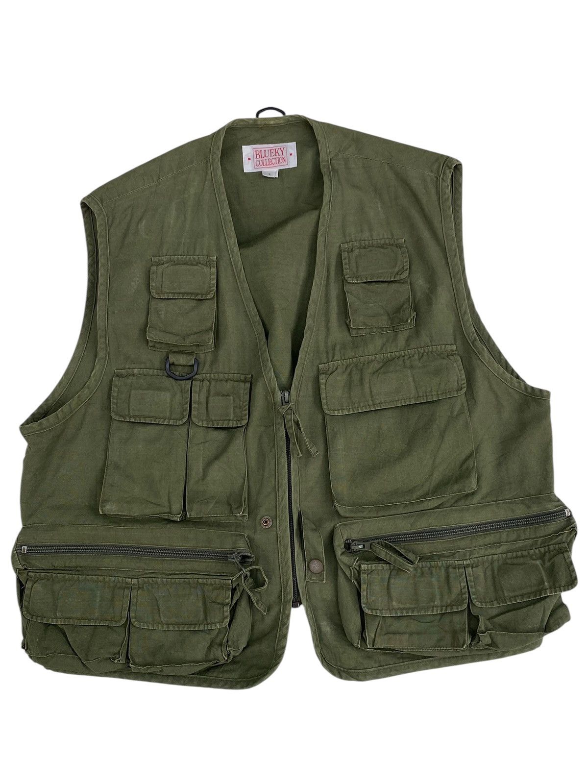 Japanese Brand × Vintage Vtg Blueky Collection Tactical Vest Military Size US L / EU 52-54 / 3 - 1 Thumbnail