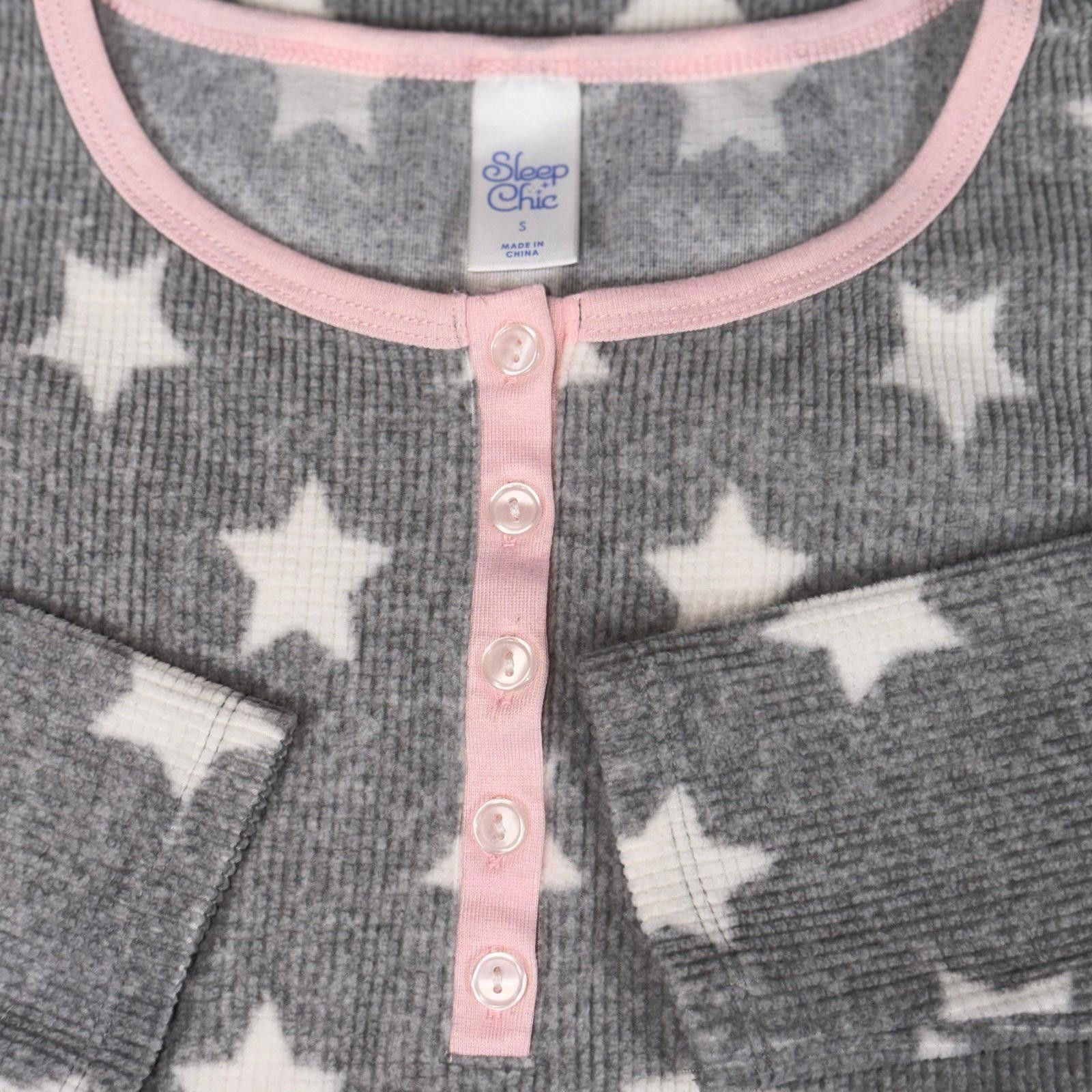 Other Sleep Chic Star Pattern Pajama Set - Size S Size ONE SIZE - 3 Thumbnail