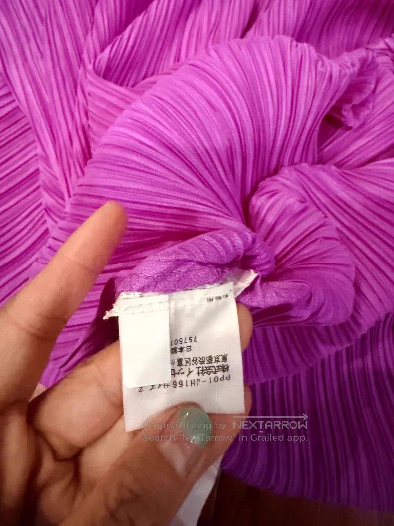 Issey Miyake Issey Miyake Purple Dress Size M / US 6-8 / IT 42-44 - 3 Thumbnail