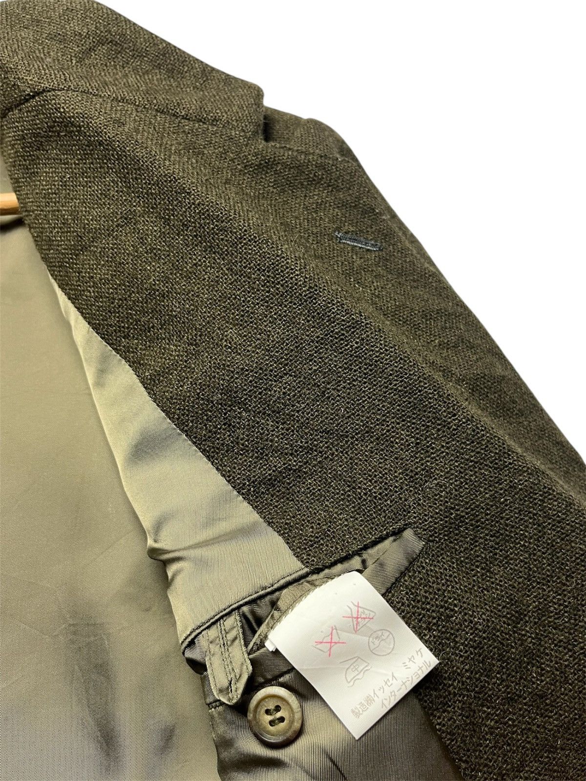 Issey Miyake Vintage AW73 Issey Miyake Men Wool Jacket Size US M / EU 48-50 / 2 - 11 Thumbnail
