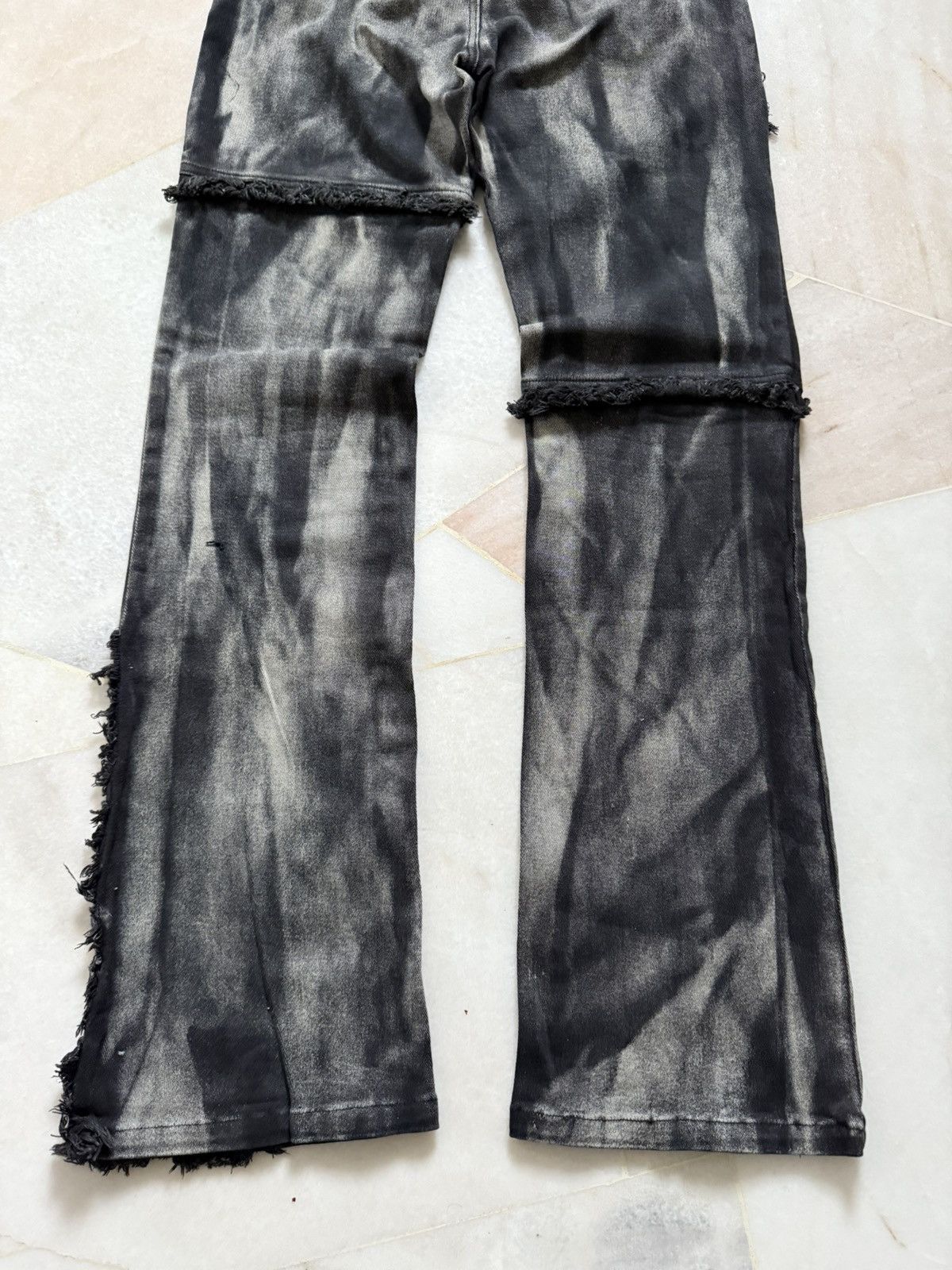 If Six Was Nine Vintage 2000s Smoke Flare pants Size US 28 / EU 44 - 6 Thumbnail