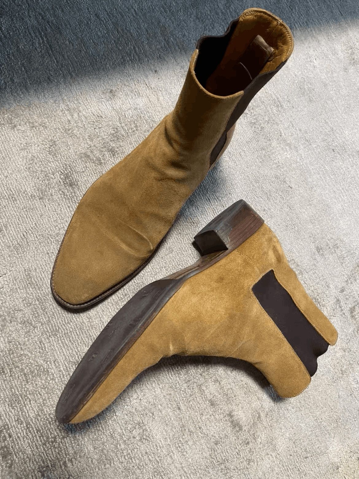 Saint Laurent Paris Sz 43 Saint Laurent Paris Wyatt 40 Suede Boots Size US 10 / EU 43 - 4 Thumbnail