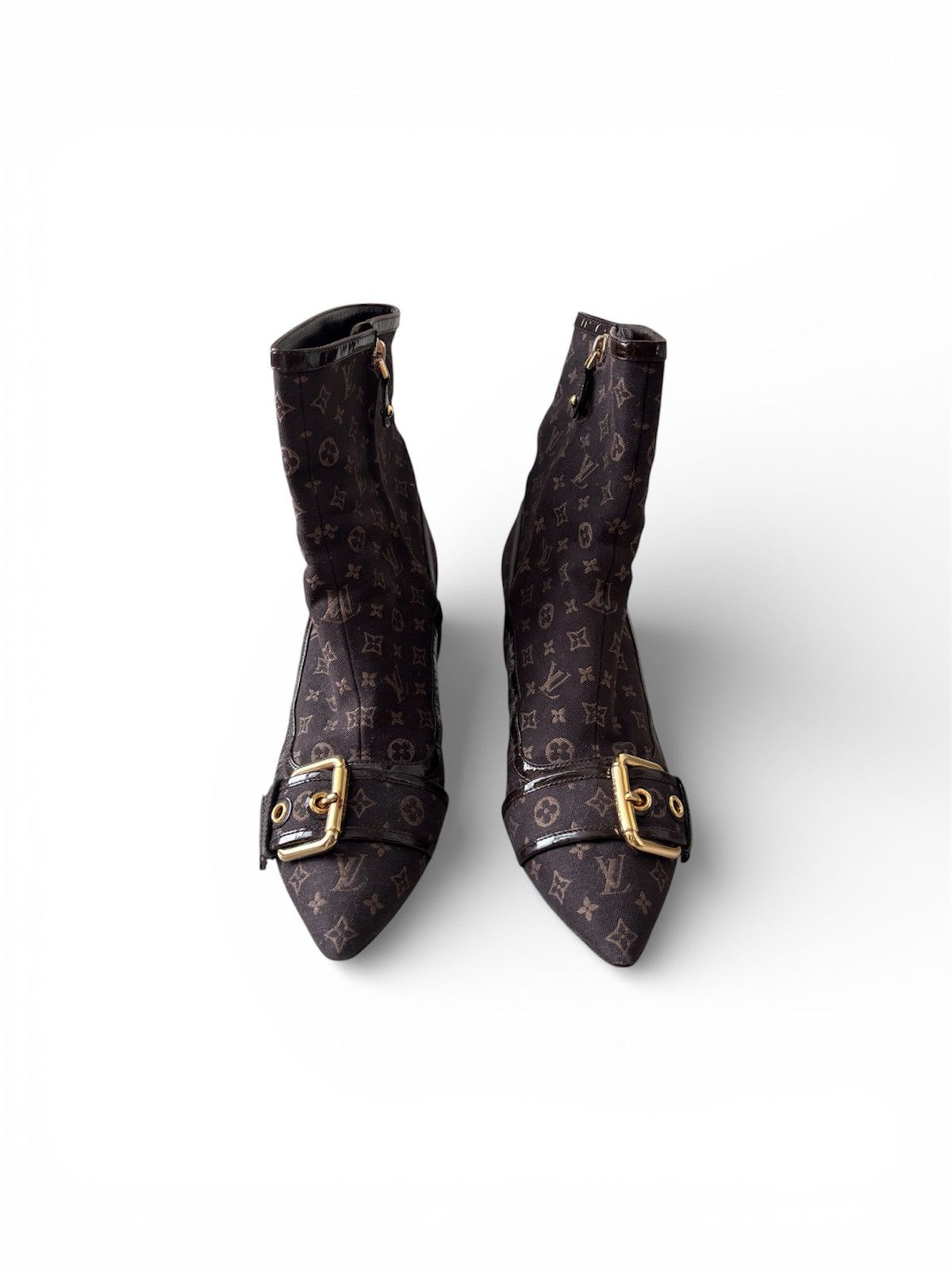 Louis Vuitton Louis Vuitton Monogram Heels Boots Size US 7 / IT 37 - 2 Thumbnail