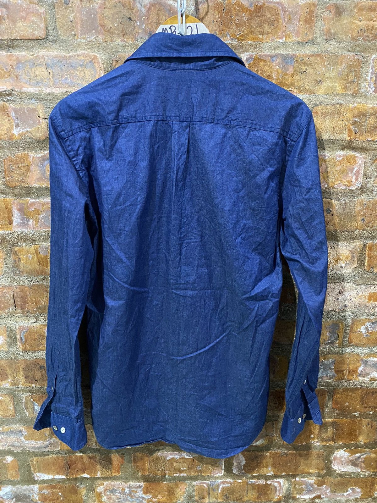 Katharine Hamnett London 🔥Vtg Denim Elastik button up Size US M / EU 48-50 / 2 - 5 Thumbnail