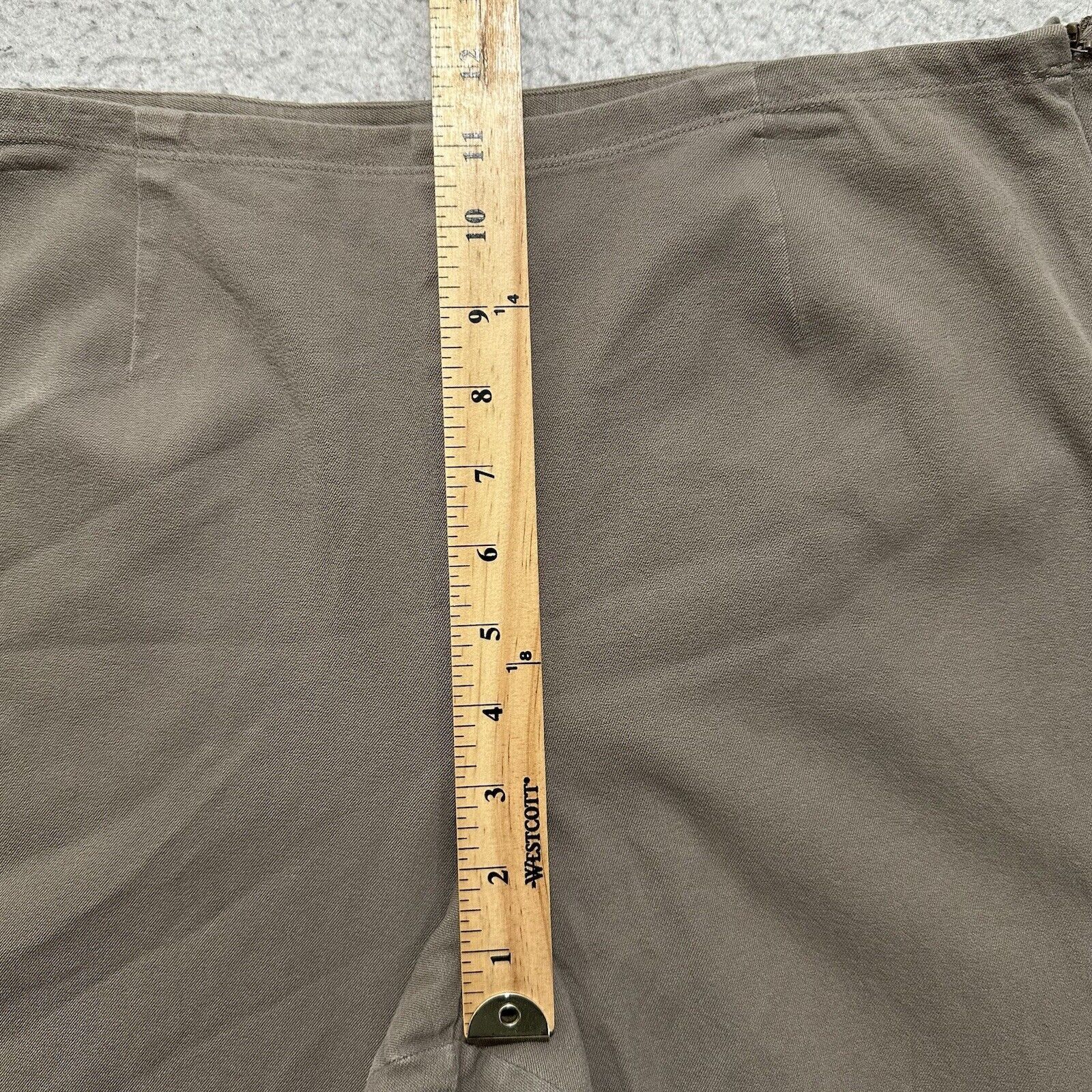 Chicos Chico's Design Large Brown High Rise Capri Pants (34x21) Size 34" / US 12 / IT 48 - 12 Thumbnail