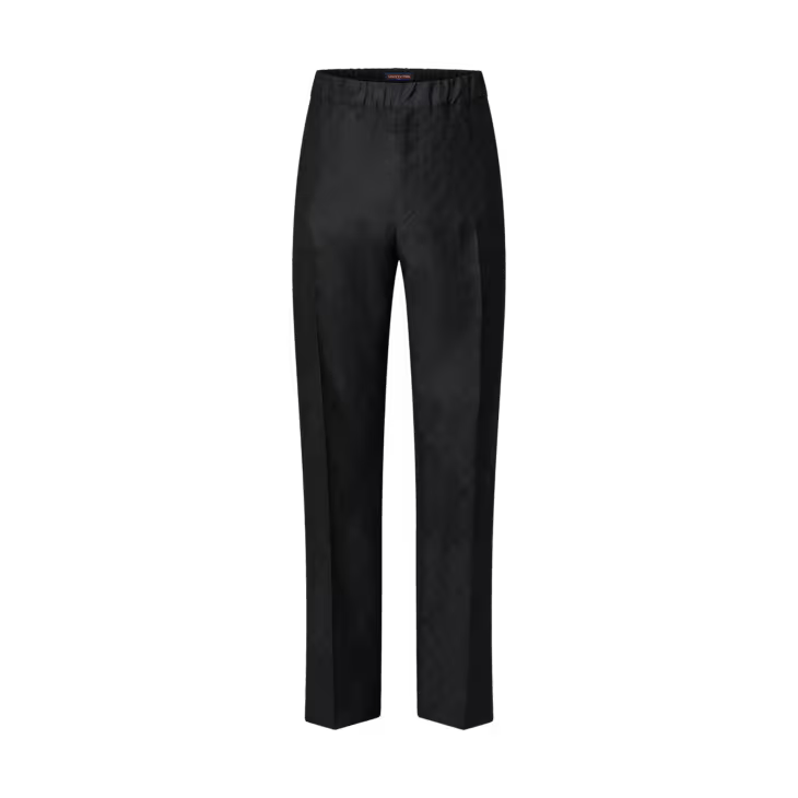Louis Vuitton Silk and Wool Blend Drawstring Trousers Size 50R - 1 Thumbnail