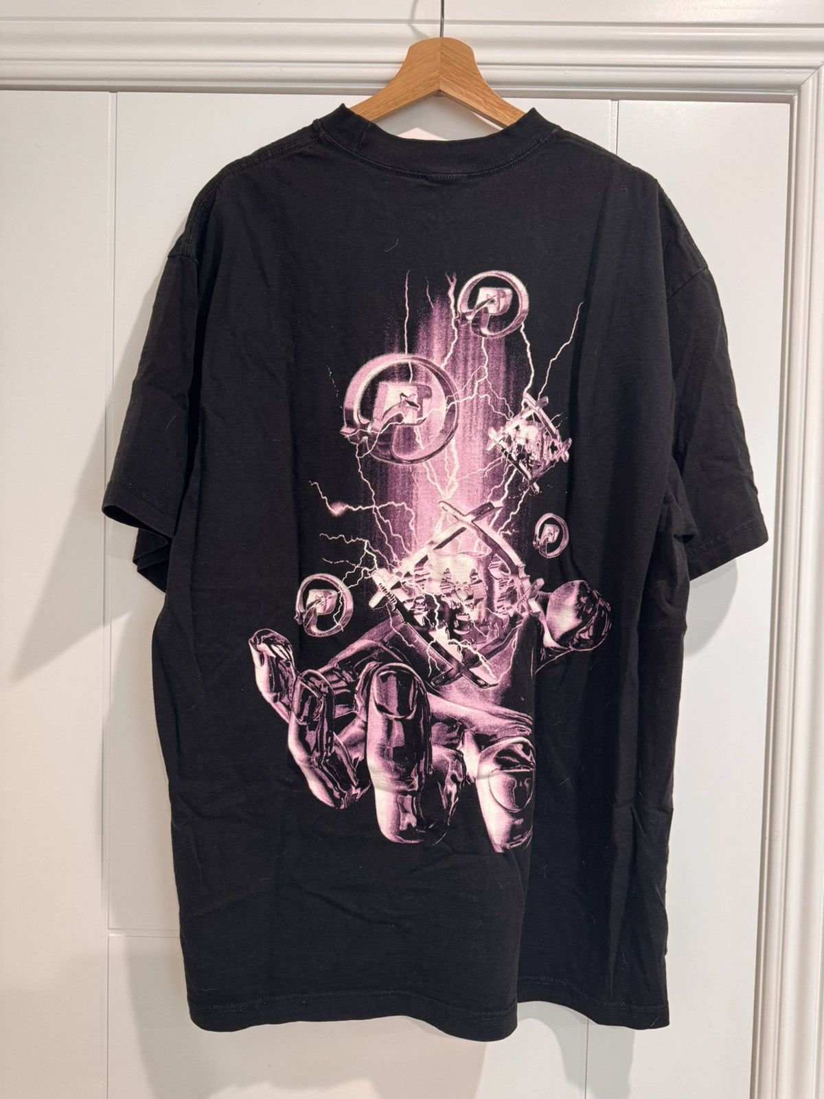 Xavier Wulf / Hollow Squad Xavier Wulf x Hollow Squad Pink Hand Tee - 2XL Size US XXL / EU 58 / 5 - 2 Thumbnail