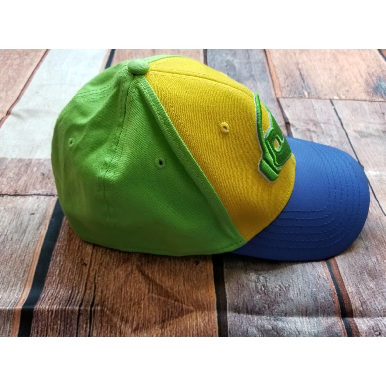 Vintage Overwatch Bioworld Lucio Frog Hat Cap Flex Fitted Neon Panel Size ONE SIZE - 2 Thumbnail